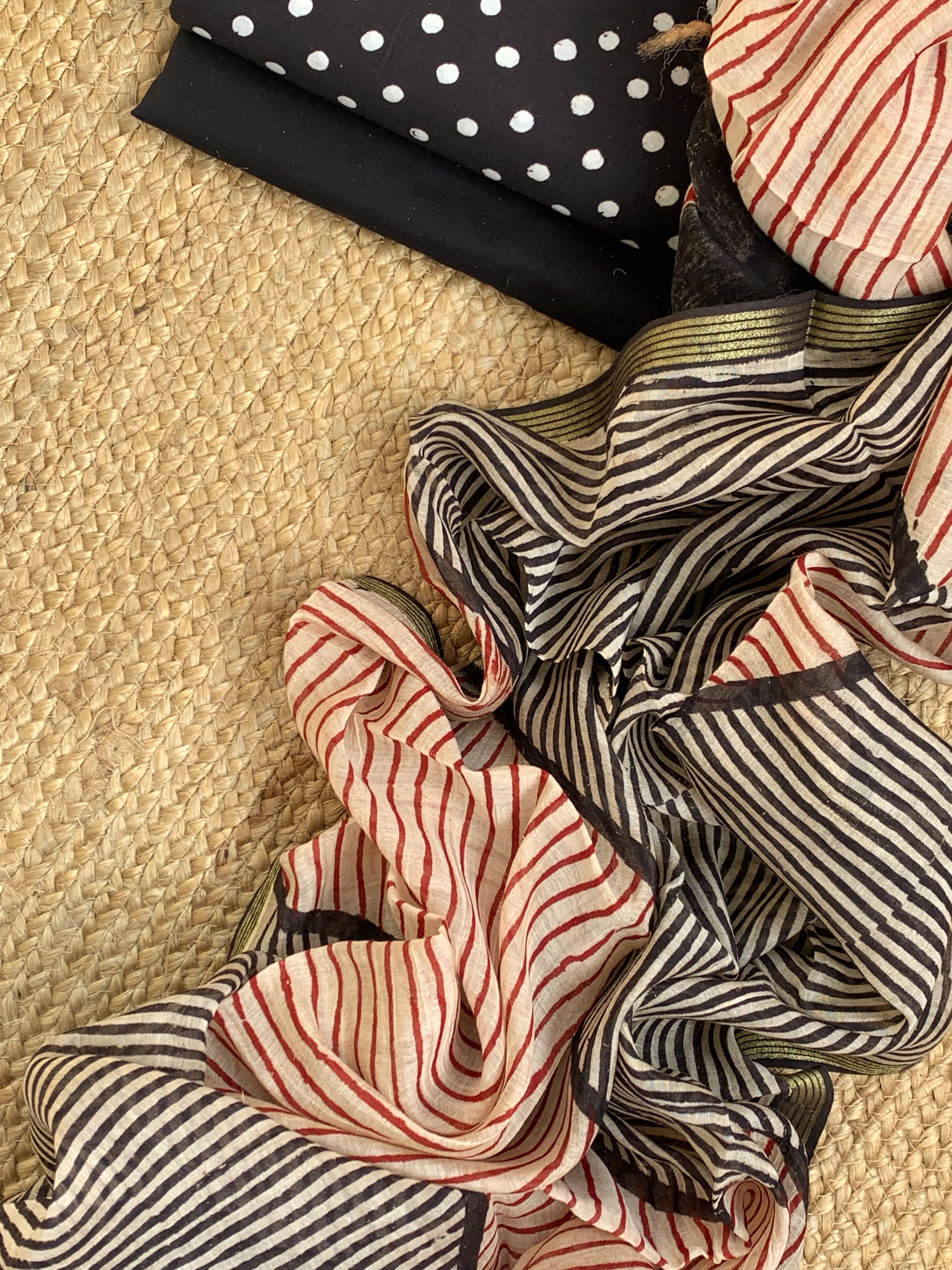 Handcrafted Cotton Chanderi Suit