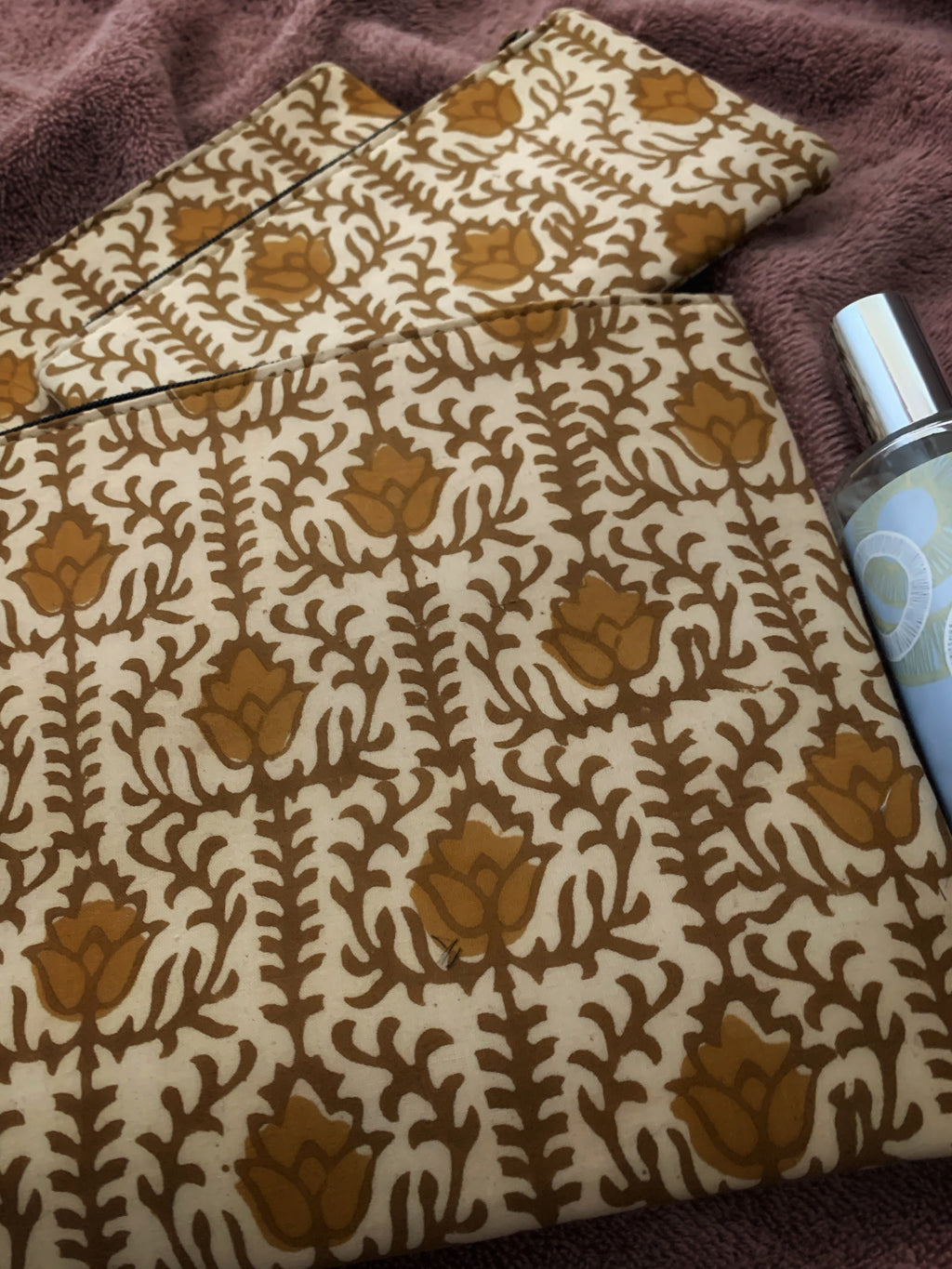Handcrafted Cotton Pouch - Set of 3