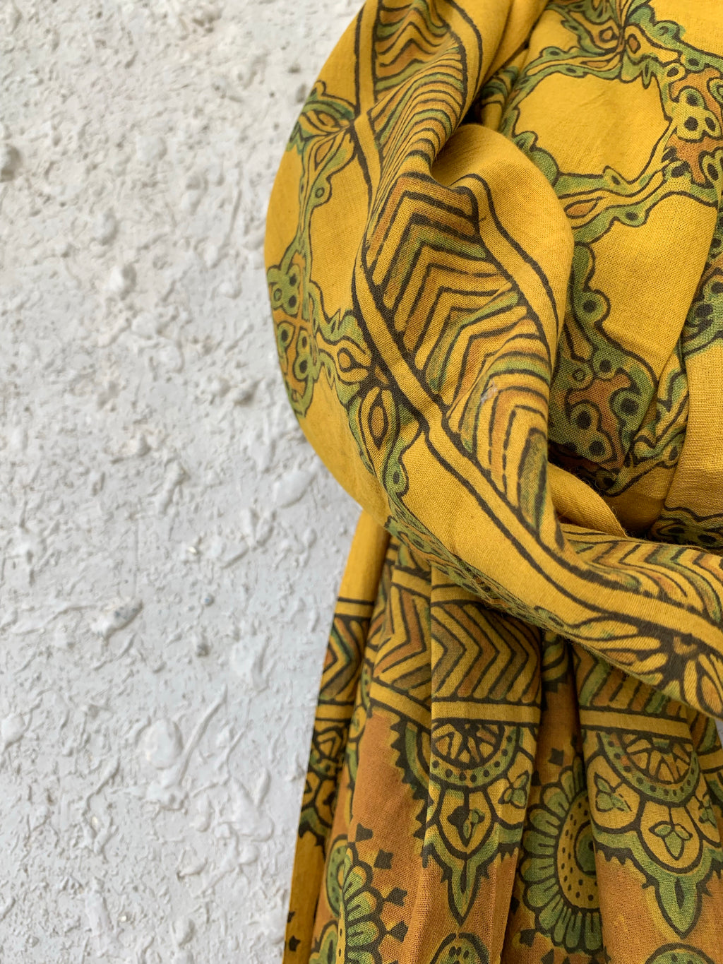 Handblock Ajrakh Dupatta