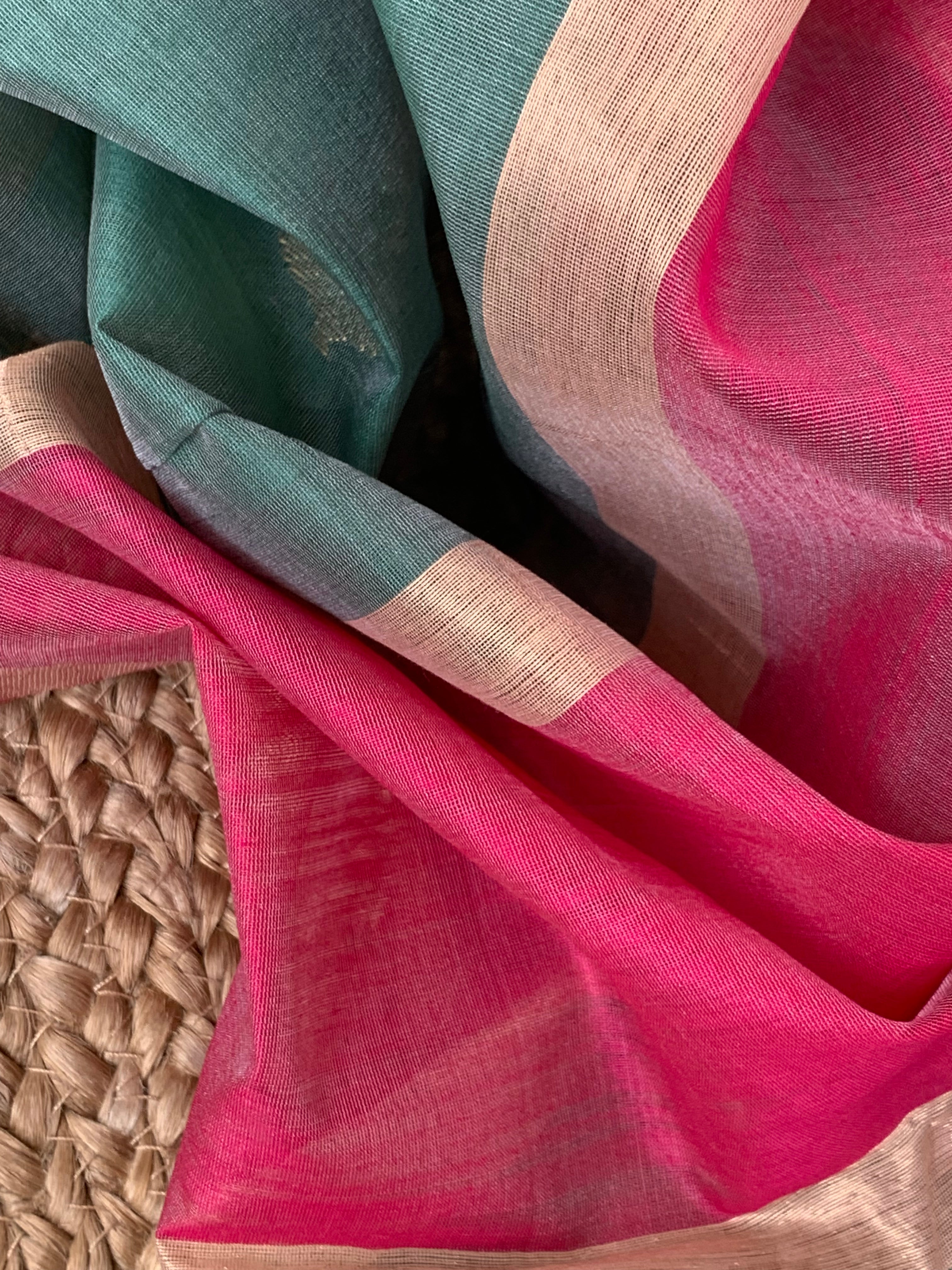 Handwoven Chanderi Kurta Dupatta Set