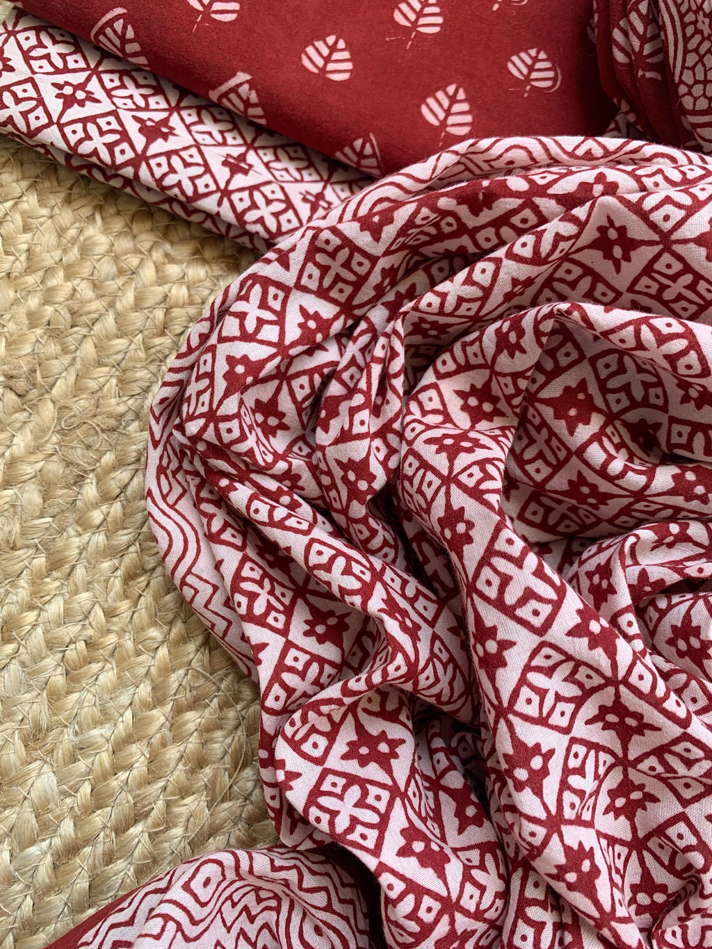 Natural Dyed Bagh Block Print Cotton Suit