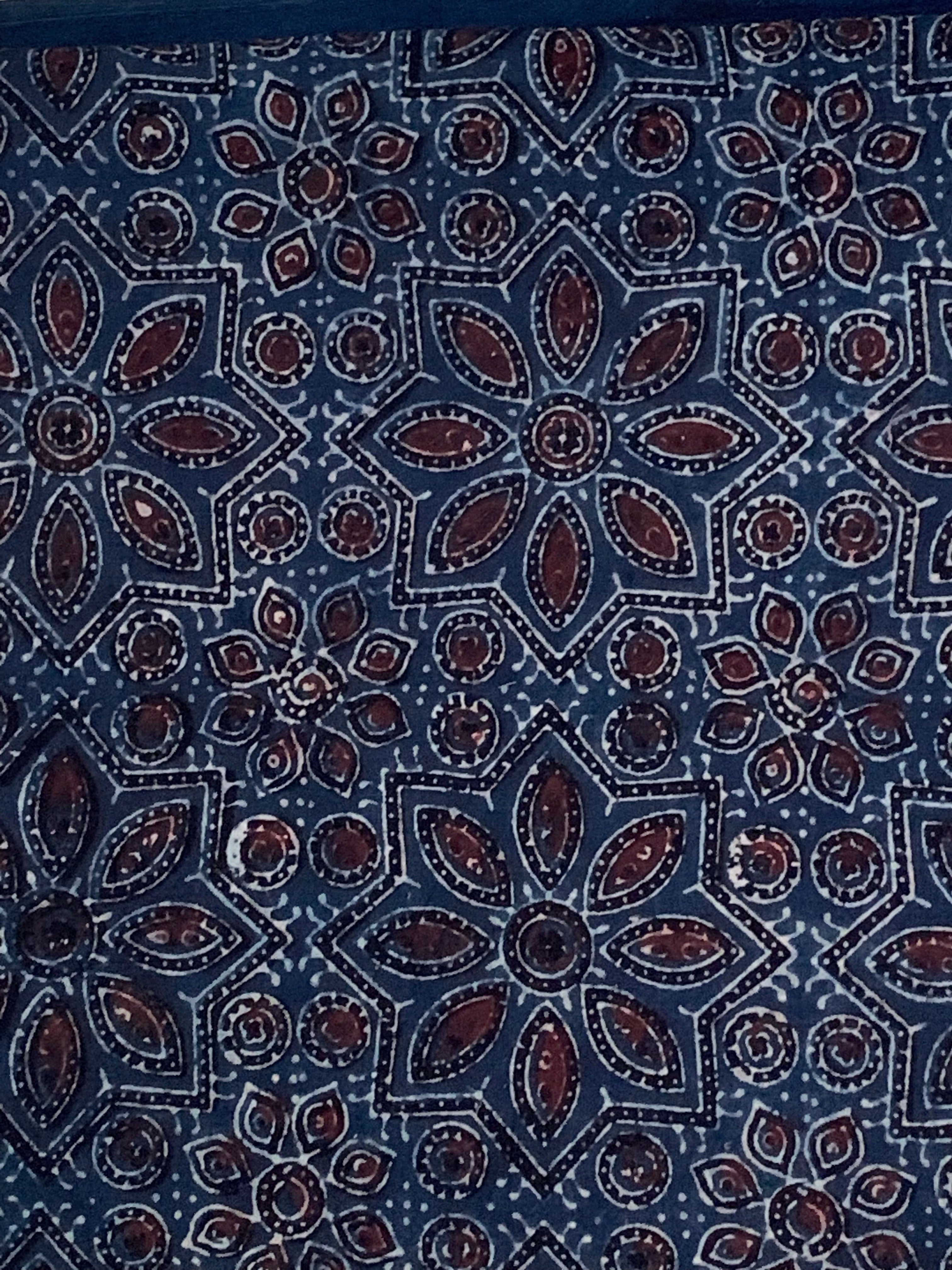 Handblock Ajrakh Kota Suit