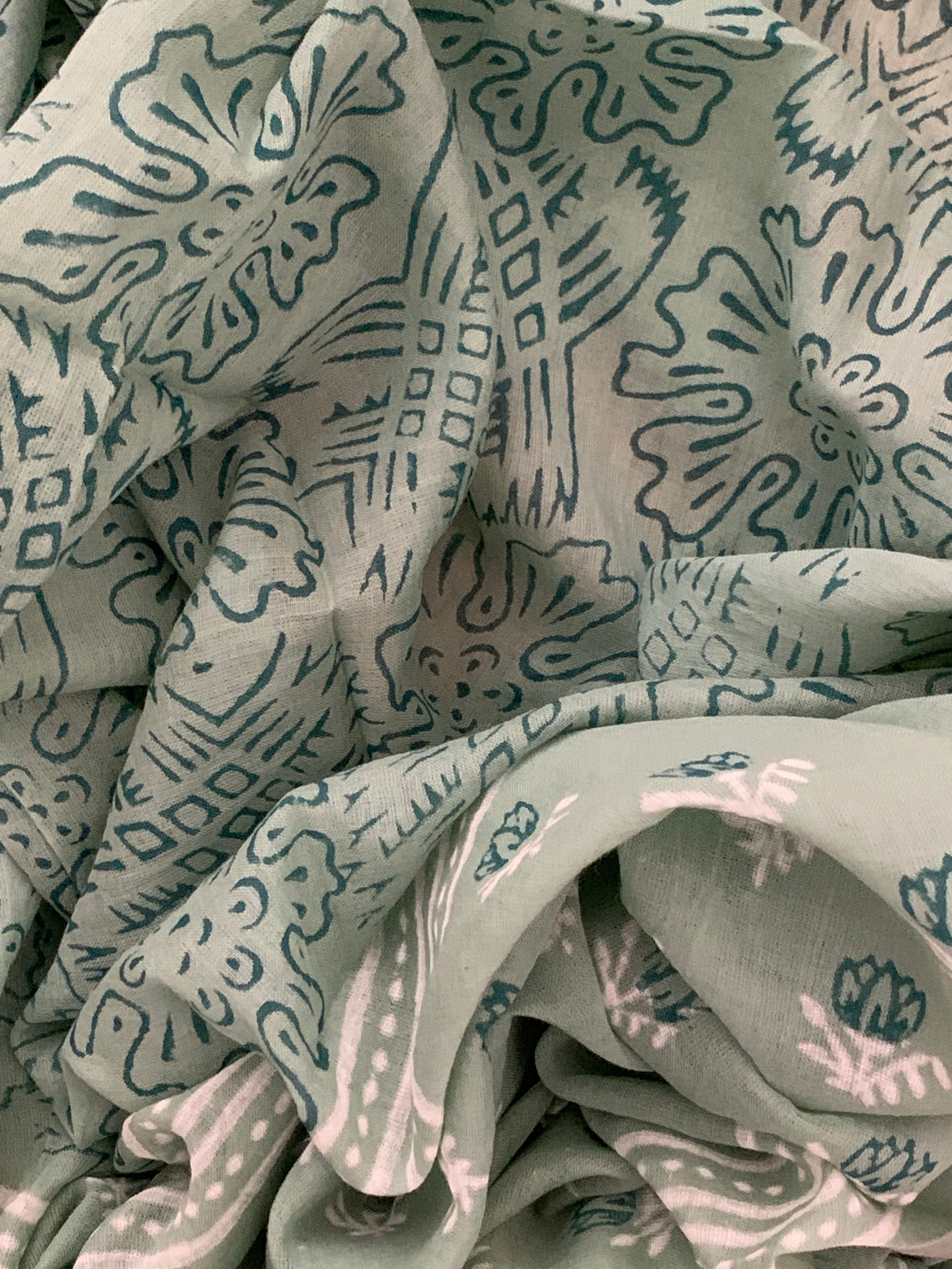 Handblock Cotton Suit