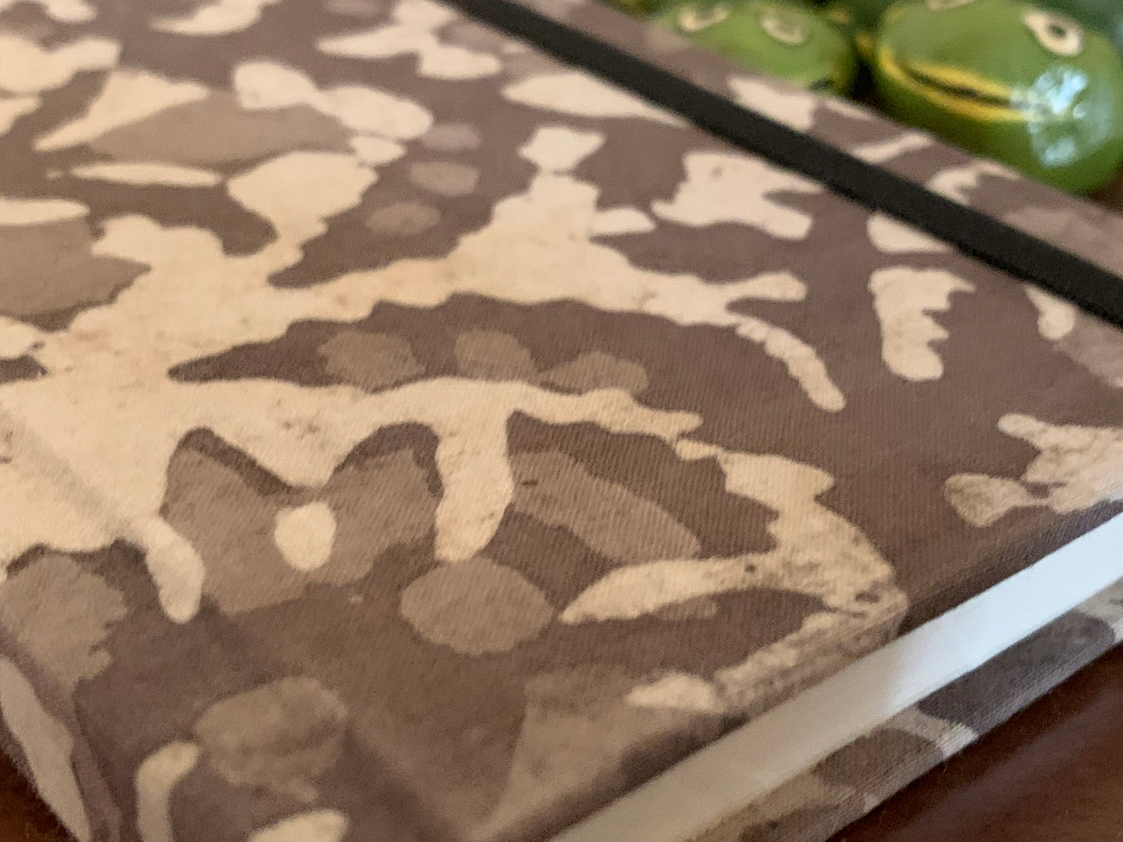 Block Print Fabric Cover Diary