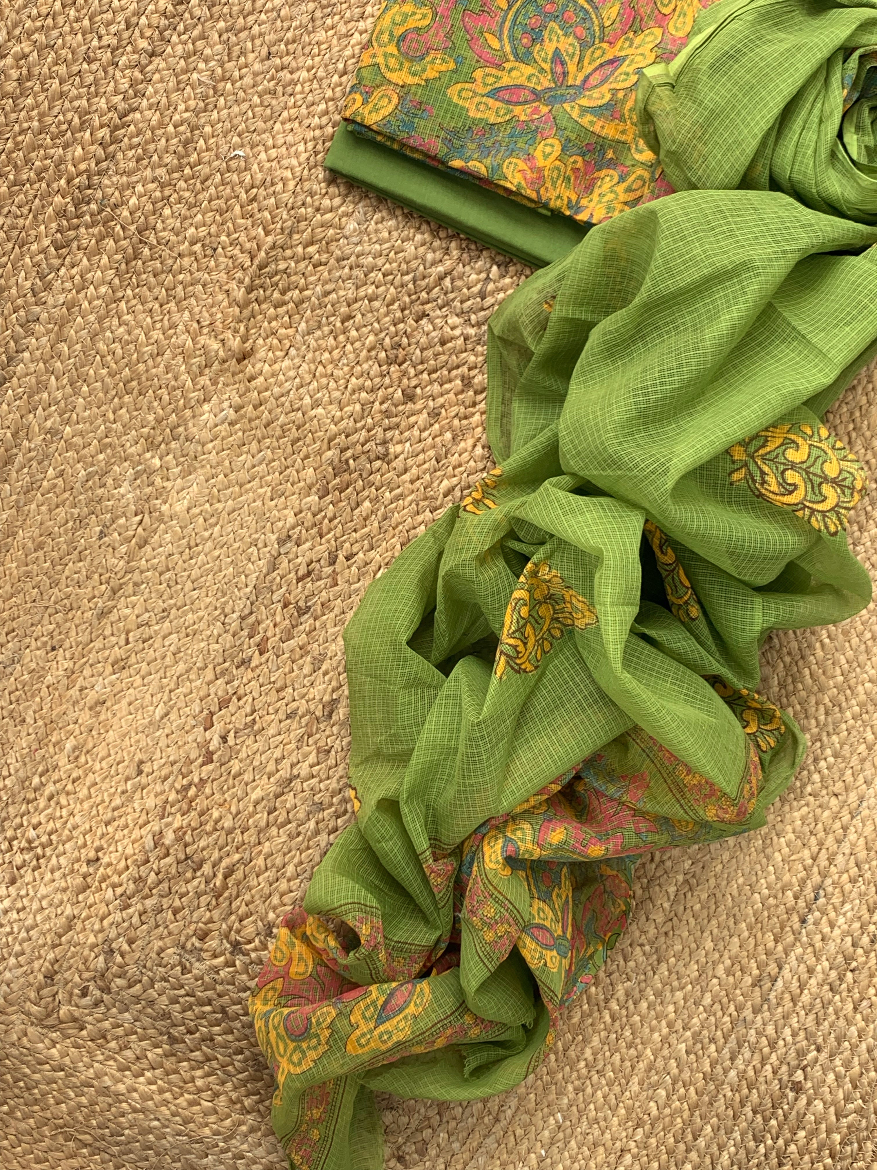Handblock Kota Cotton Suit