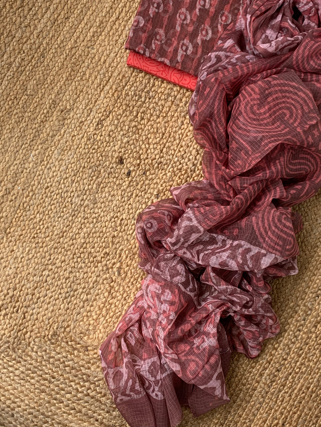 Handblock Kota Cotton Suit