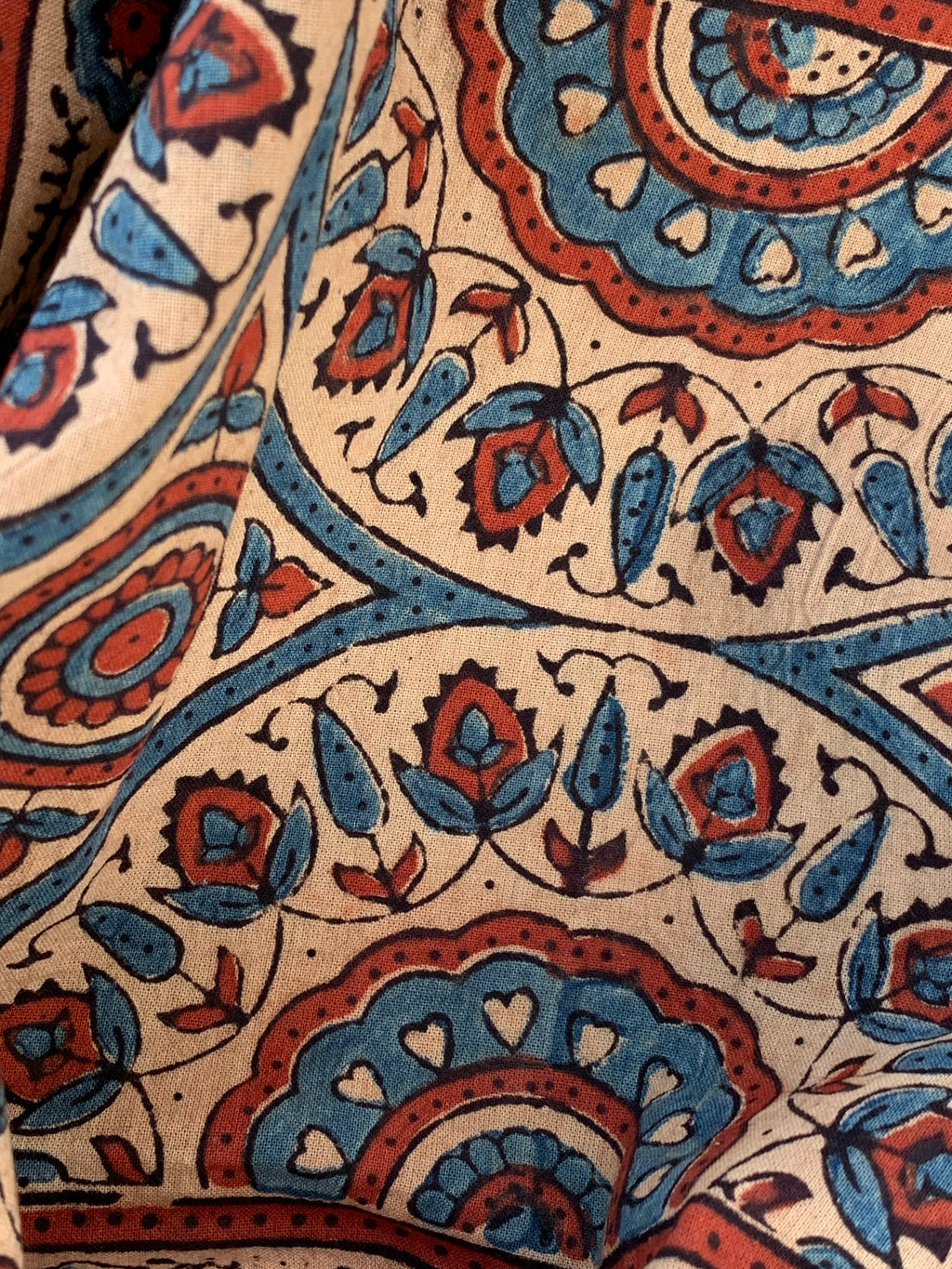 Handblock Ajrakh Dupatta