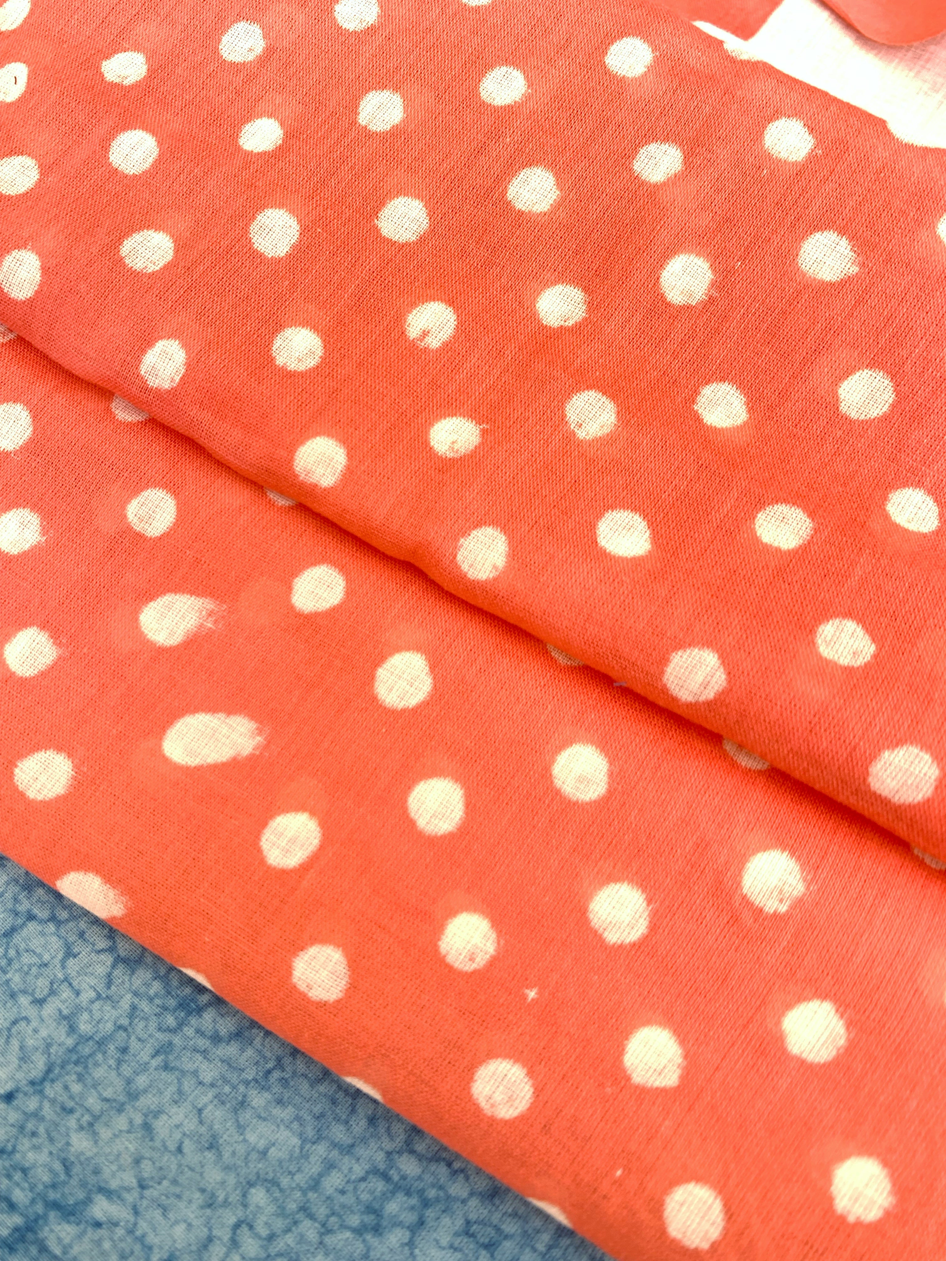 Handblock Printed Mul Cotton Saree