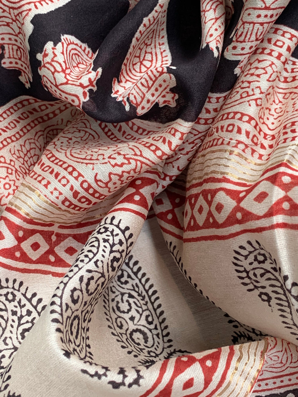 Handblock Chanderi Bagh Suit