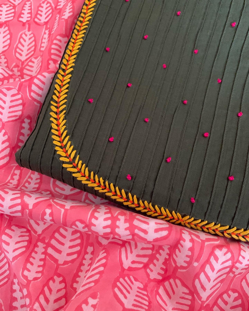 Handcrafted Kurta Bottom set