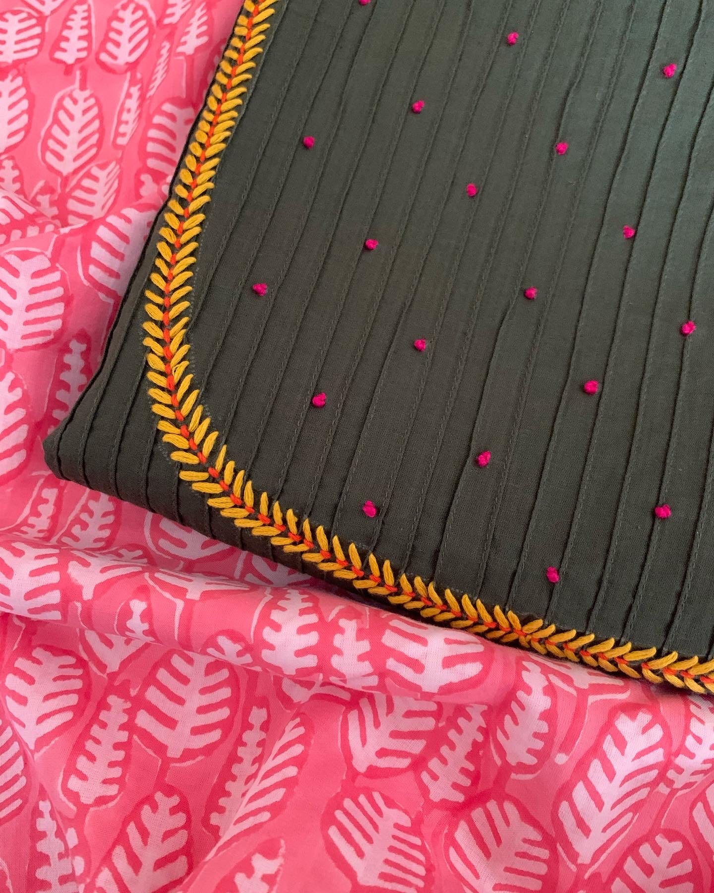 Handcrafted Kurta Bottom set