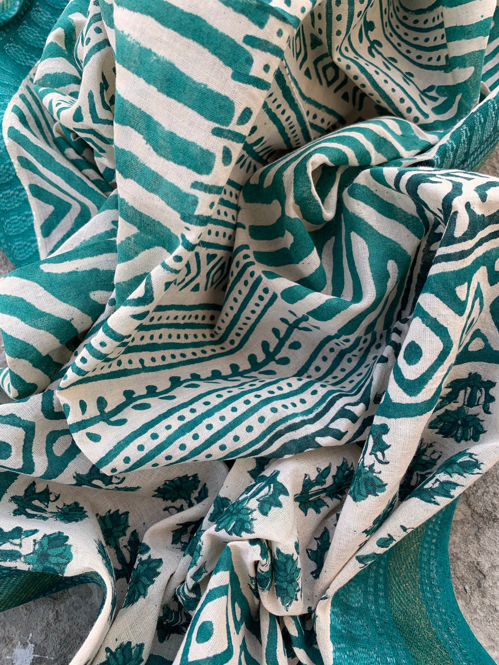 Handblock Cotton Suit