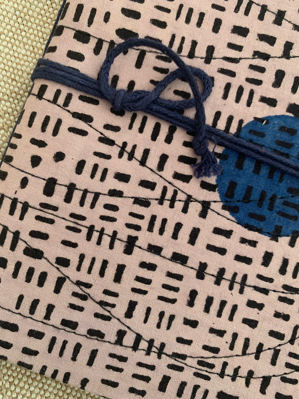 Hand Block Print Fabric Traditional Bahi - A5