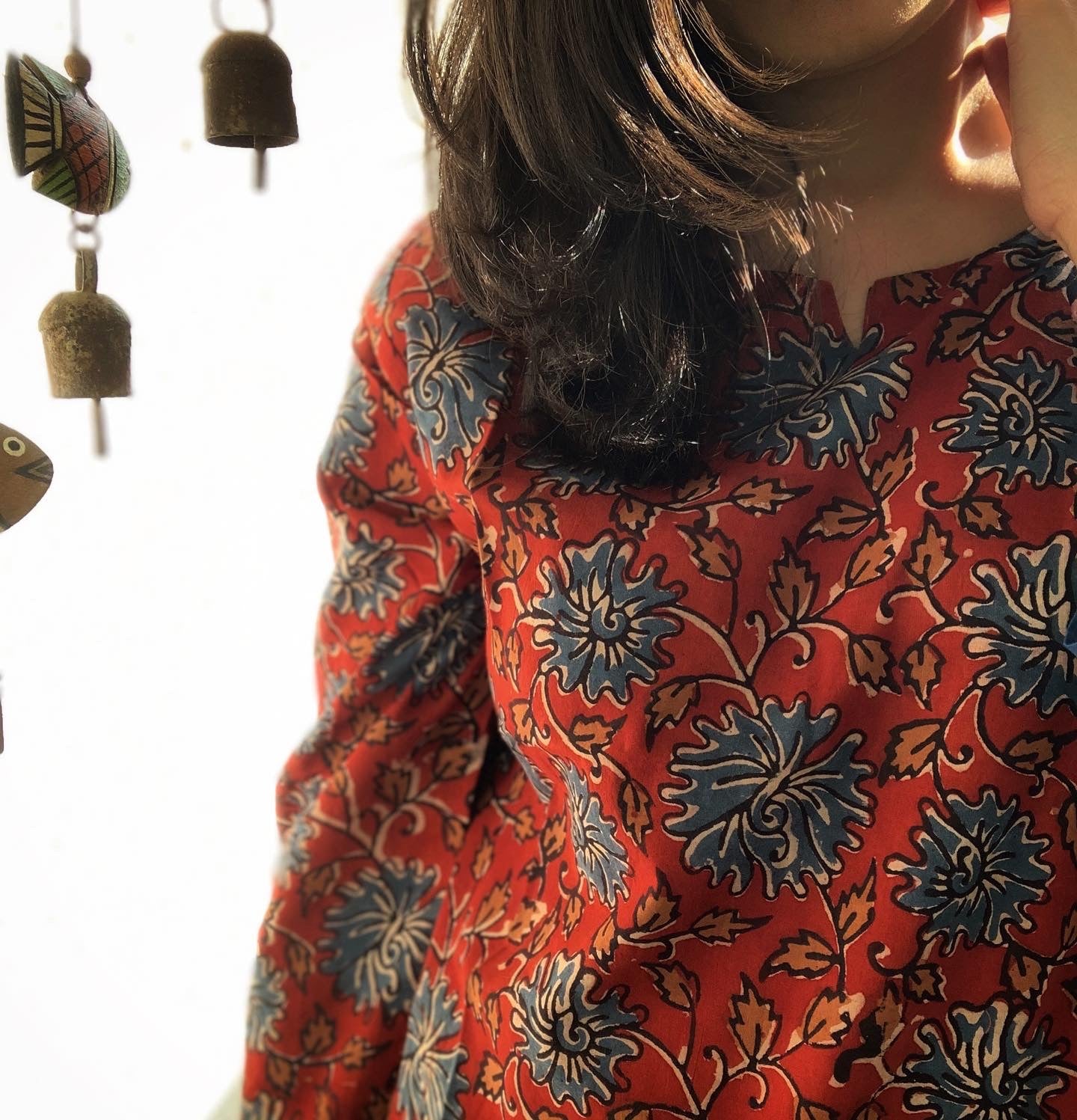 Handblock Cotton Kurta