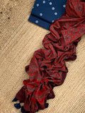 Handcrafted Bandhani Ajrakh Cotton Suit