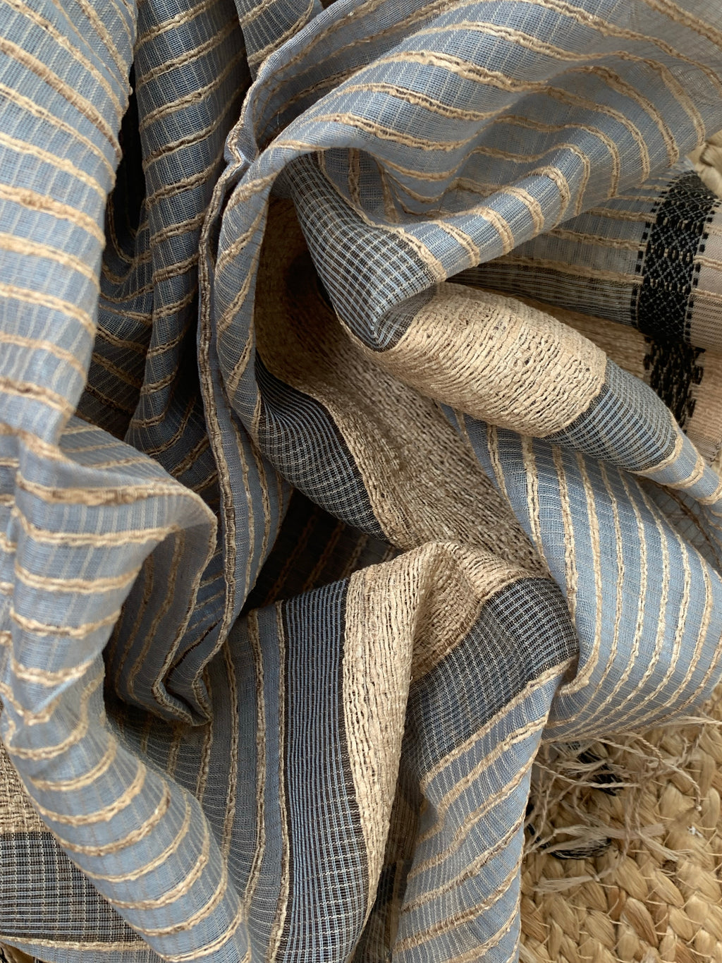 Handwoven Maheshwari Kurta dupatta set