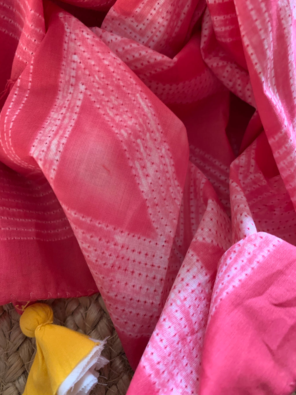 Handcrafted Shibori Kurta Dupatta Set