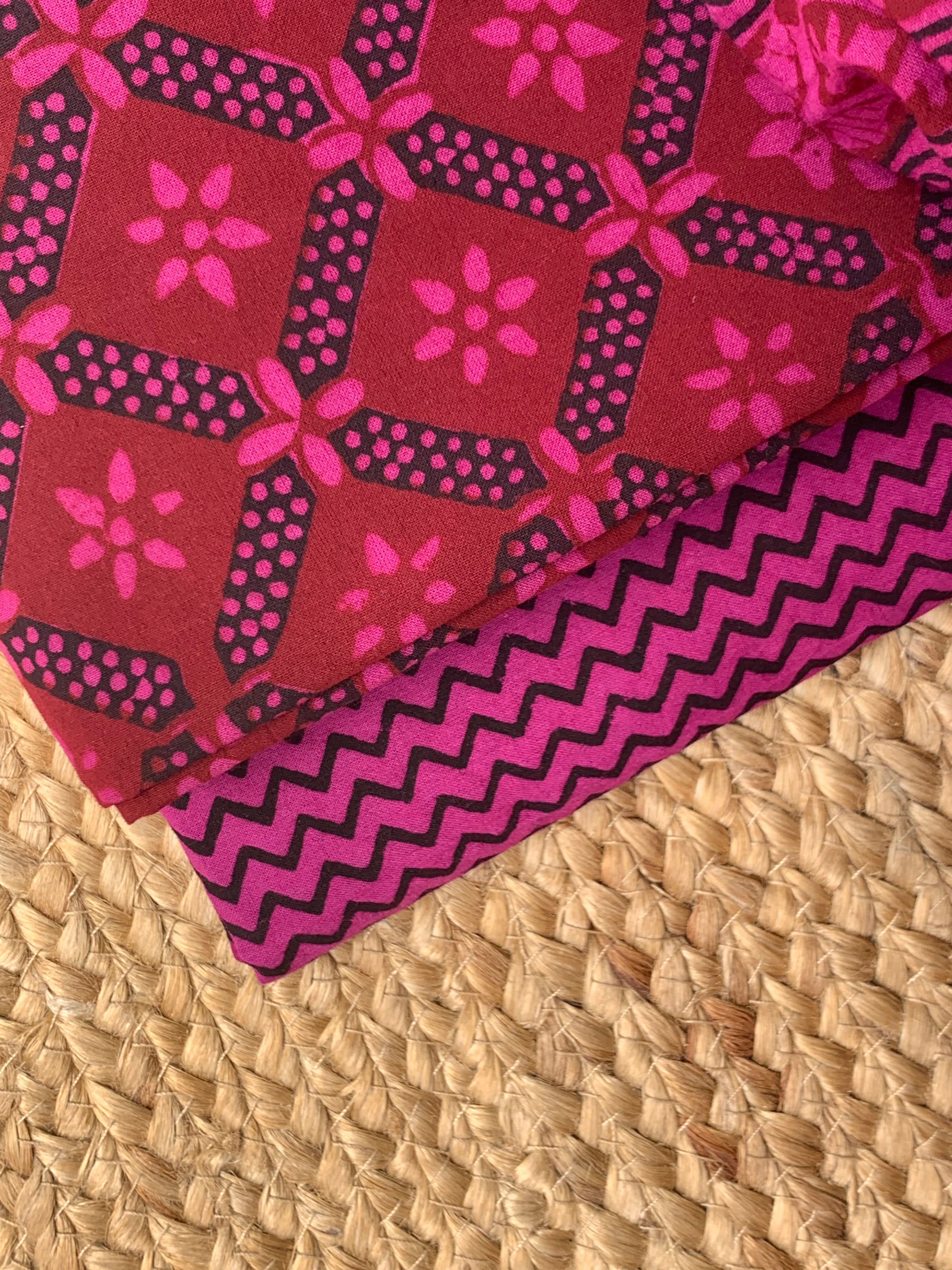 Natural Dyed Bagh Block Print Cotton Suit