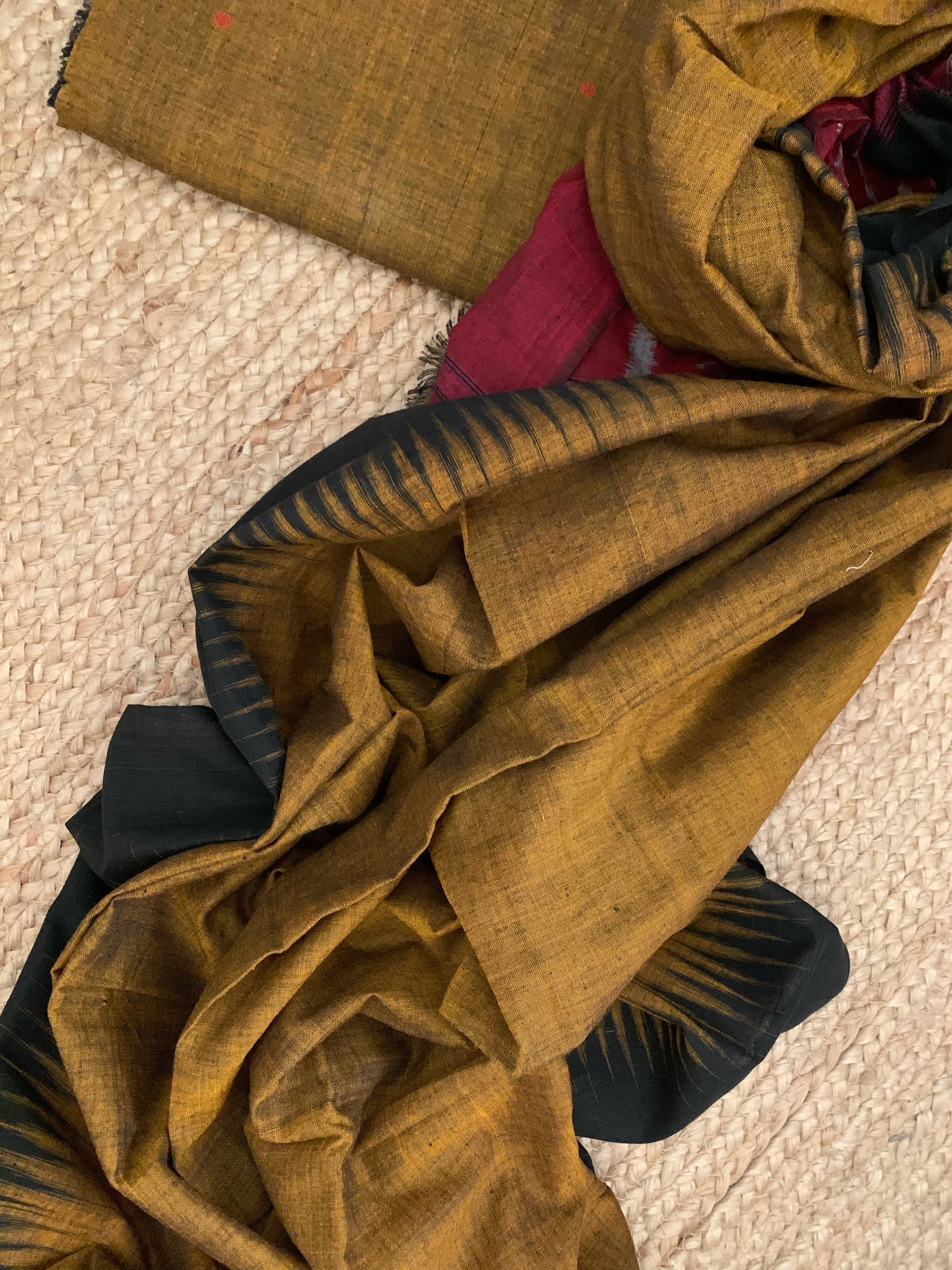 Handwoven Nuapatna Kurta Dupatta Set