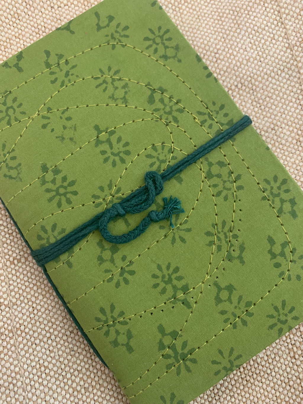 Block Print Fabric Cover Diary