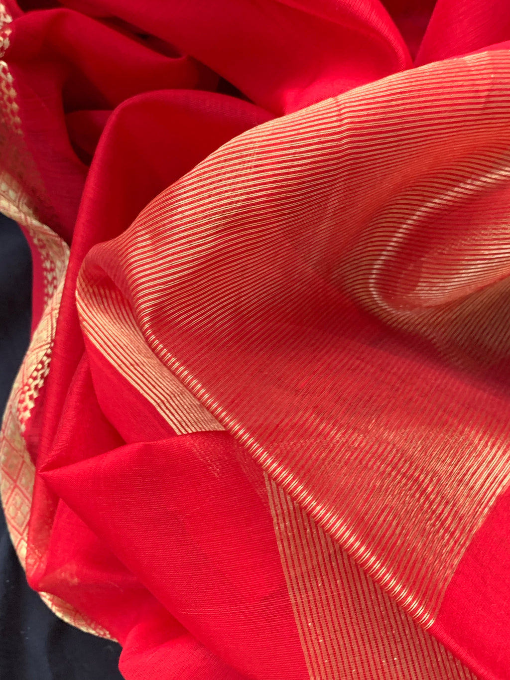 Handwoven Maheshwari Kurta dupatta set