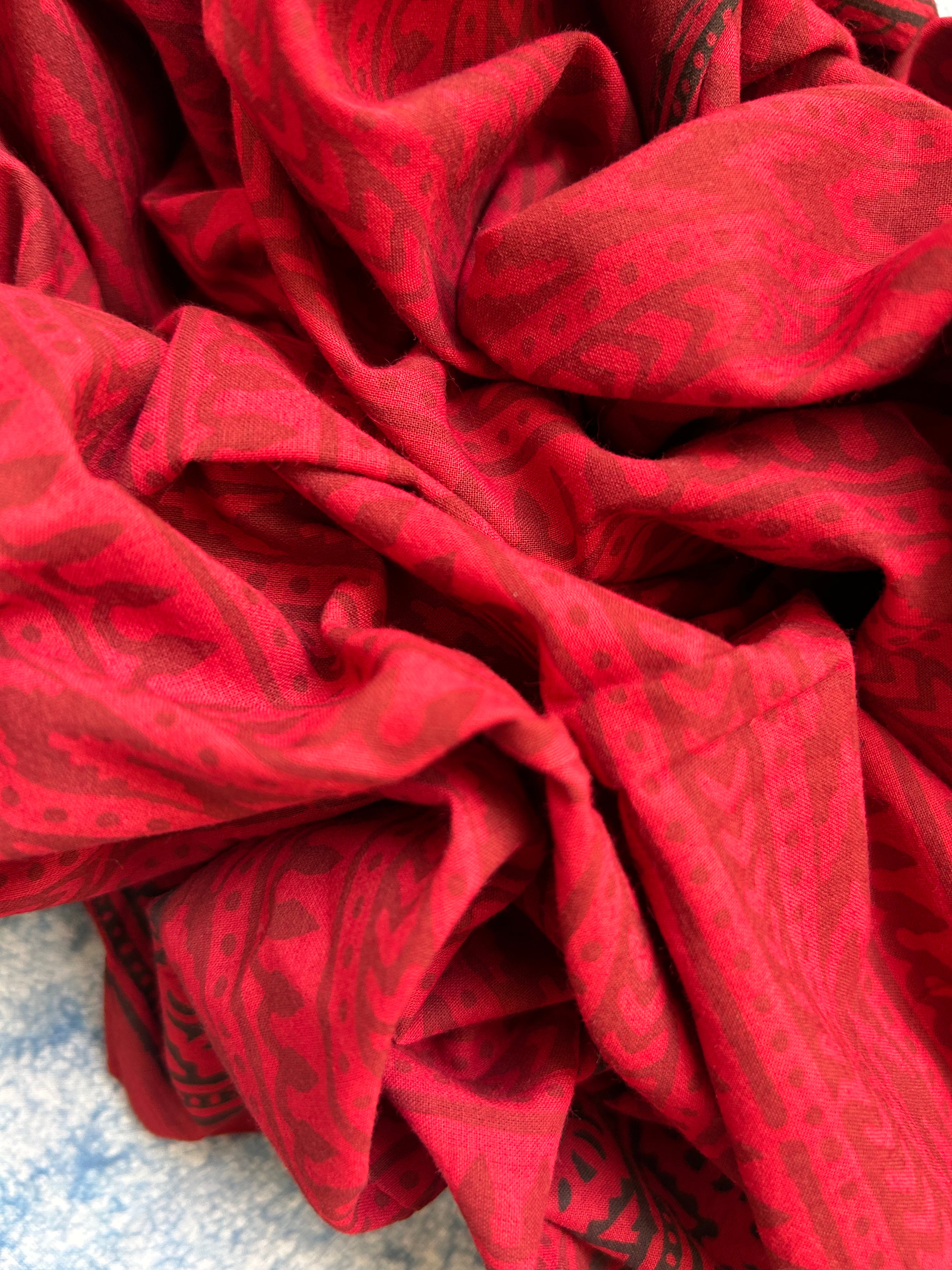 Natural Dyed Bagh Block Print Cotton Suit