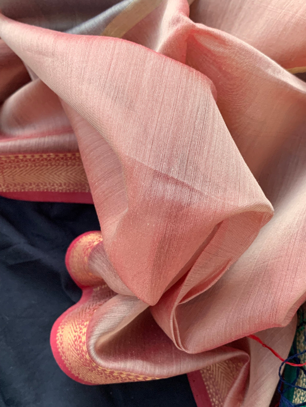 Handwoven Maheshwari Kurta dupatta set