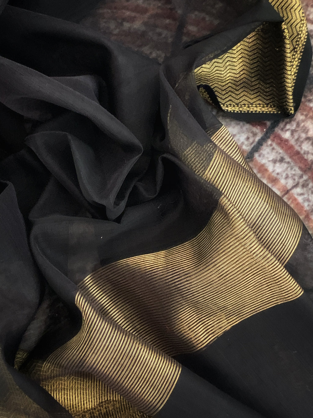 Handwoven Maheshwari Silk Cotton Dupatta