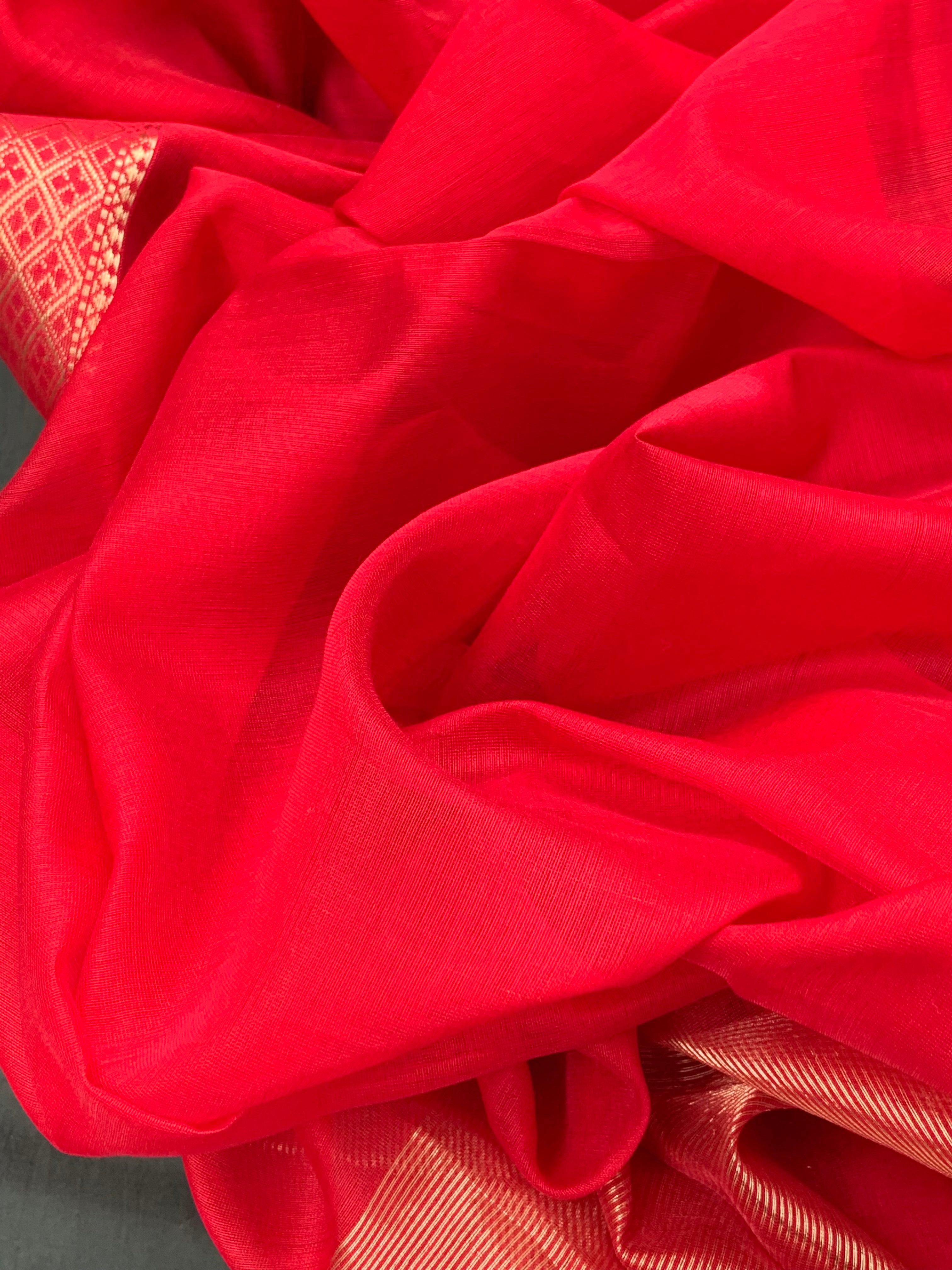 Handwoven Maheshwari Kurta dupatta set