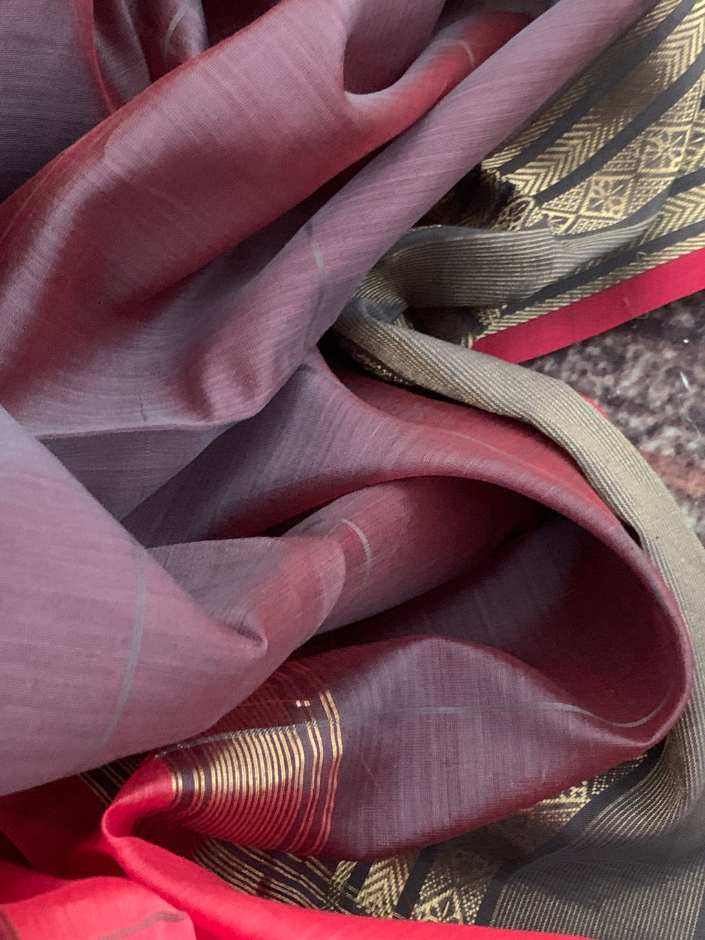 Handwoven Maheshwari Silk Cotton Dupatta