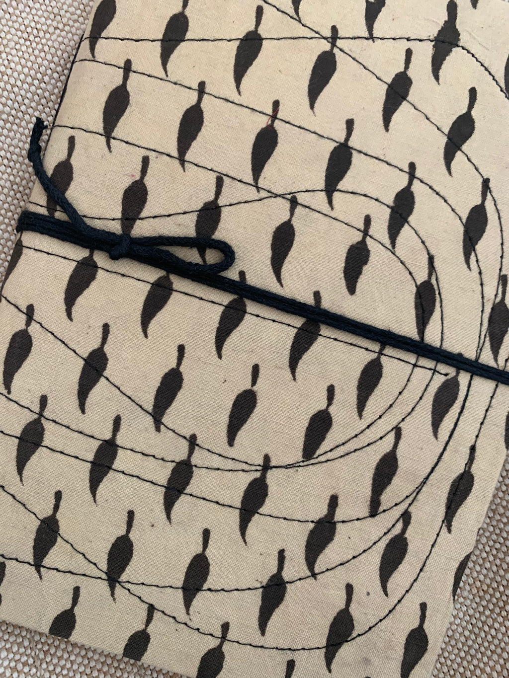 Hand Block Print Fabric Traditional Bahi - A5