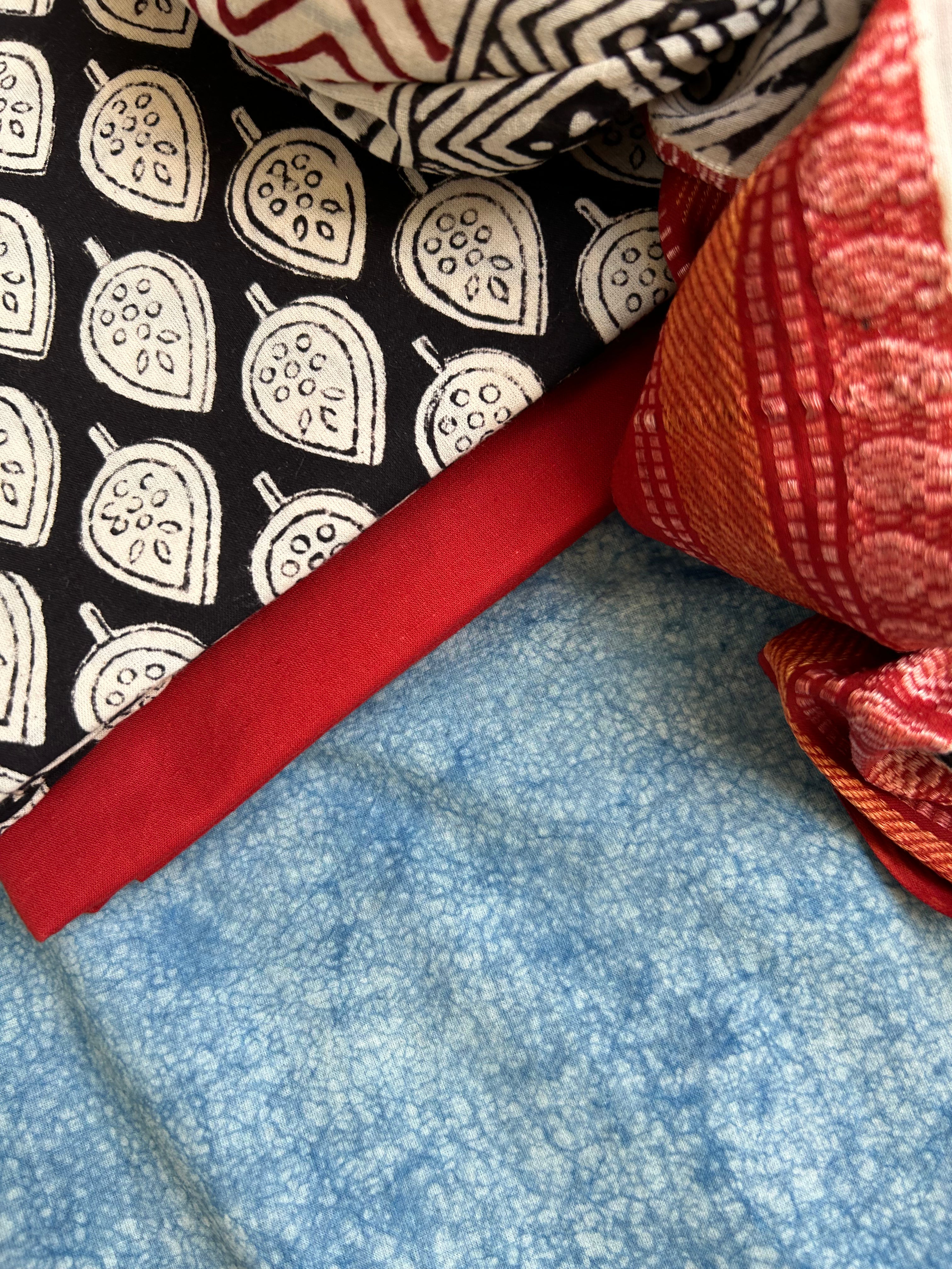 Handblock Cotton Suit
