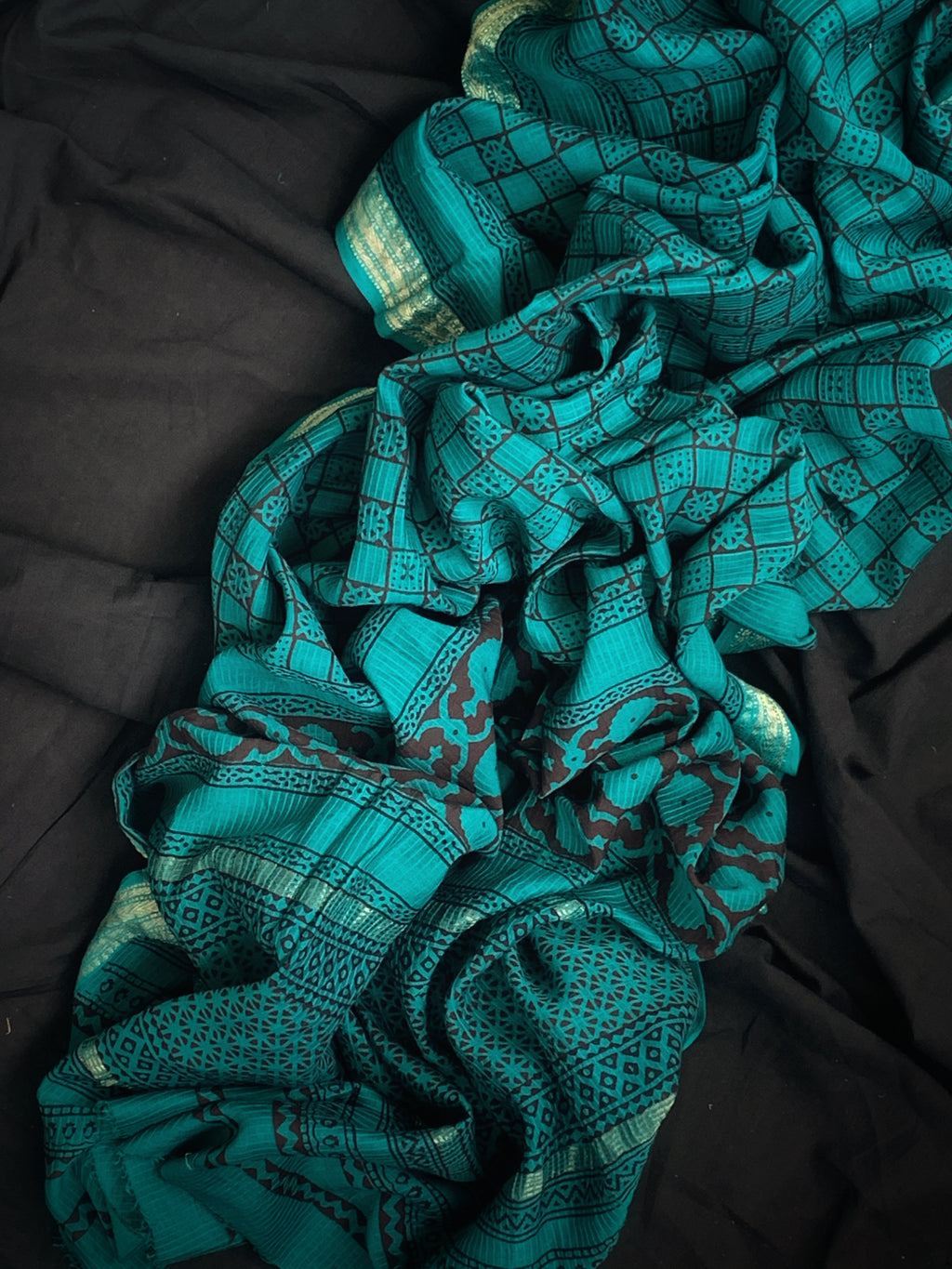 Handblock Maheshwari Bagh Suit