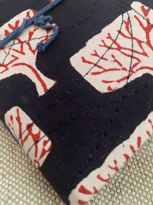 Block Print Fabric Cover Diary