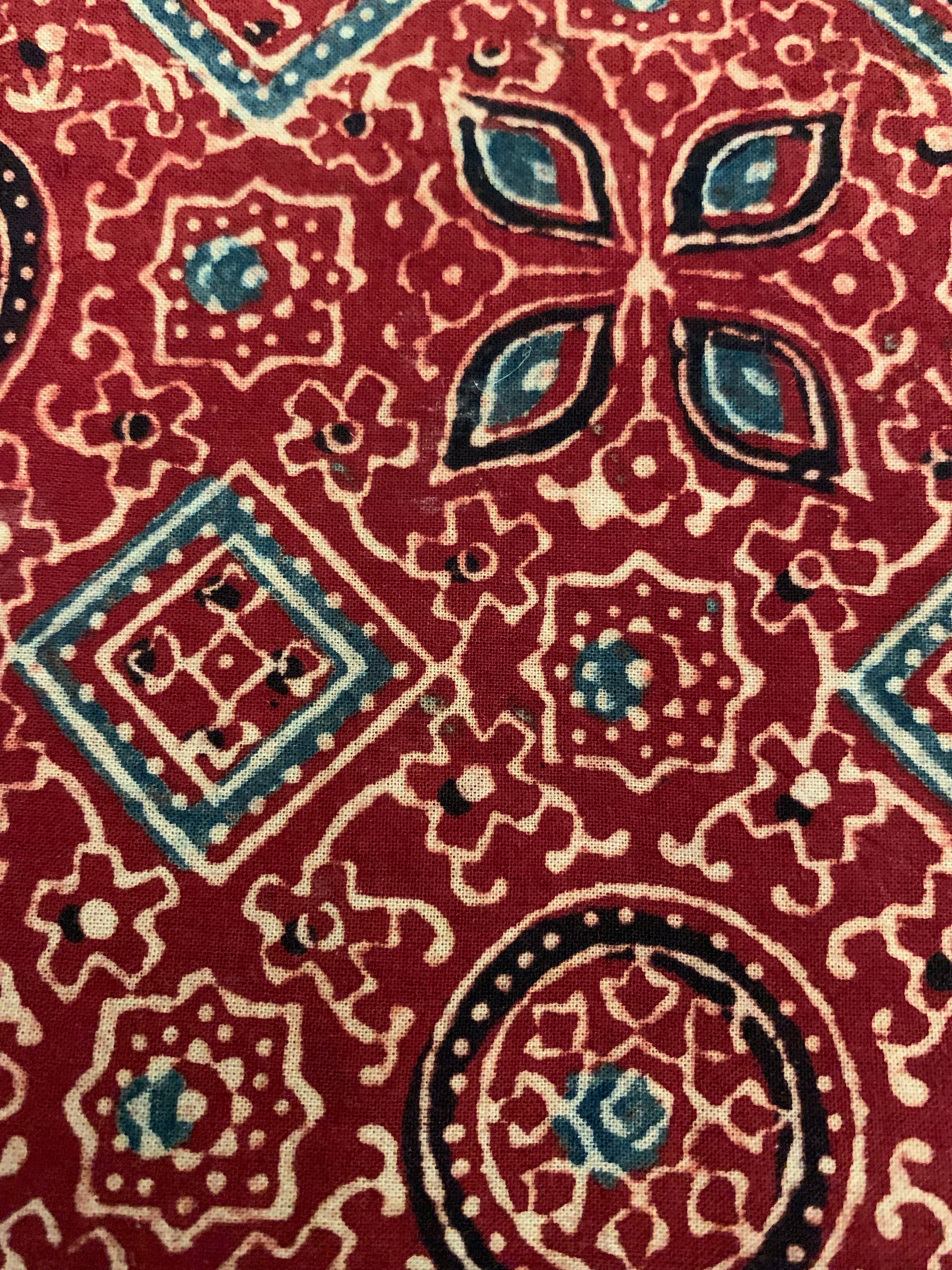 Handblock Ajrakh Suit