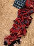 Natural Dyes Handblock Ajrakh Cotton Suit