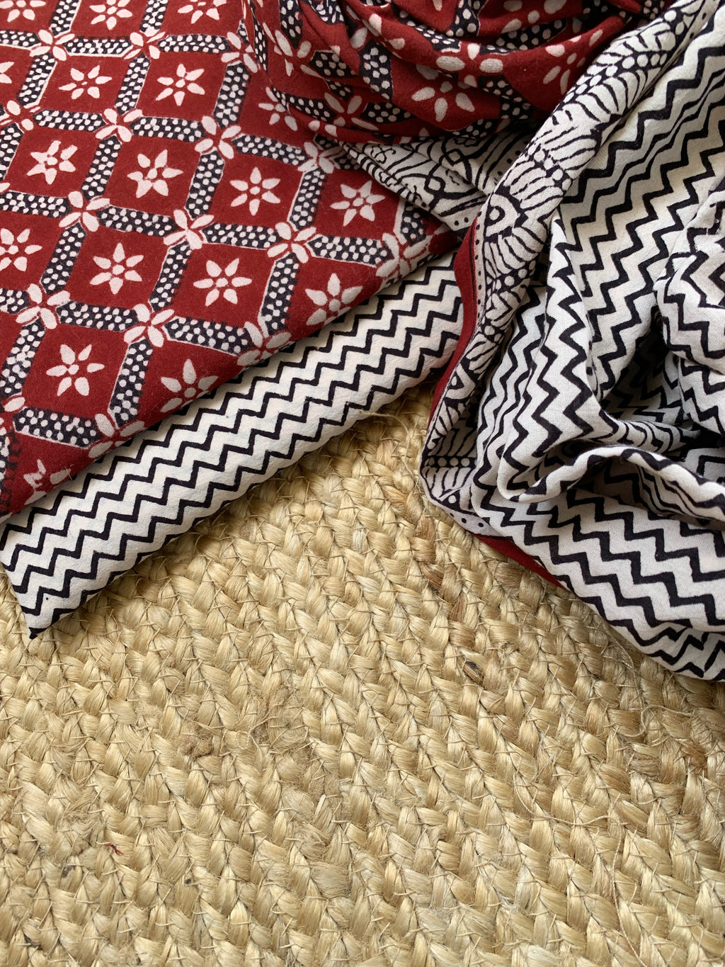 Natural Dyed Bagh Block Print Cotton Suit