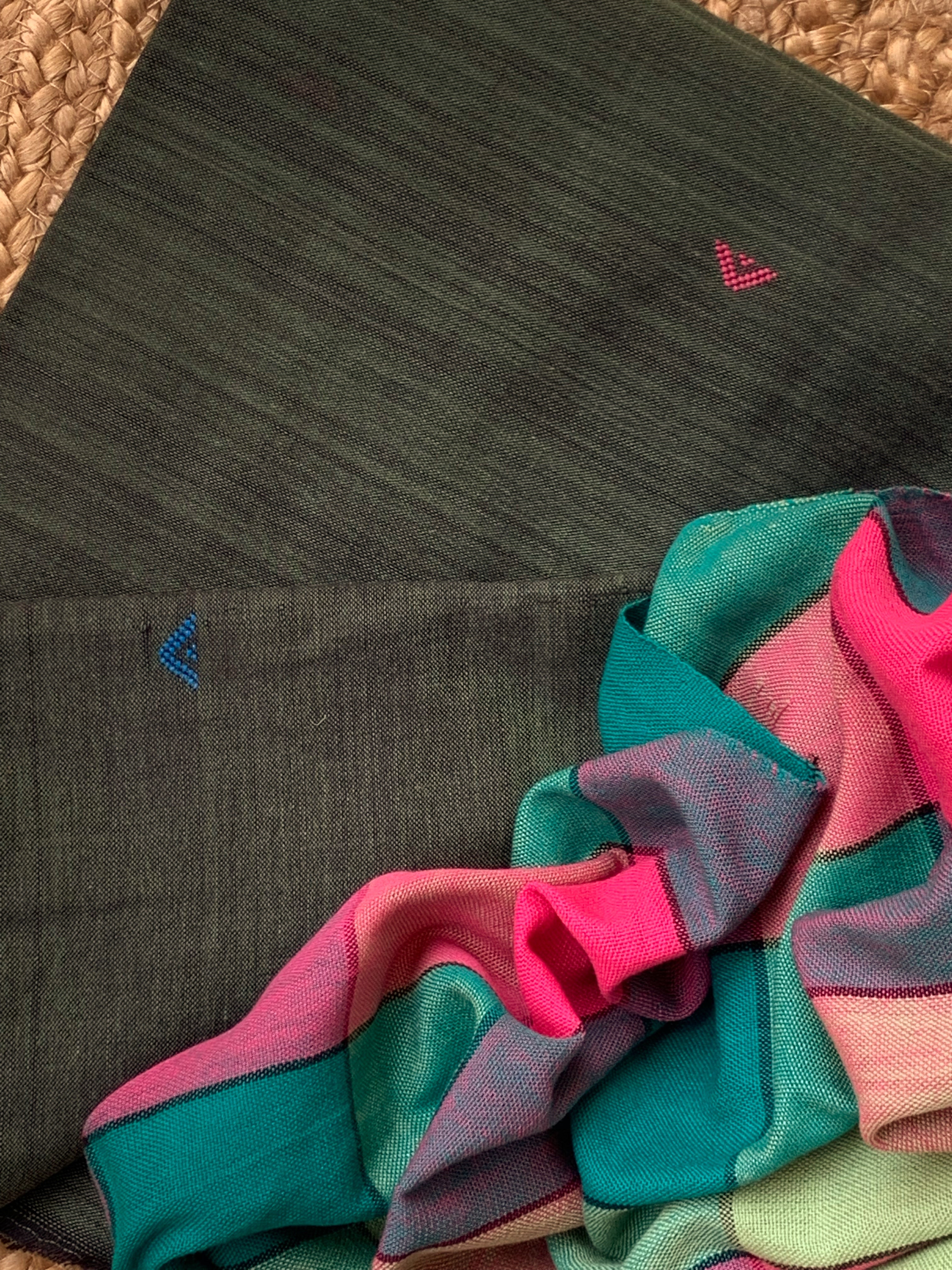Handwoven Bhujodi Kurta Dupatta Set