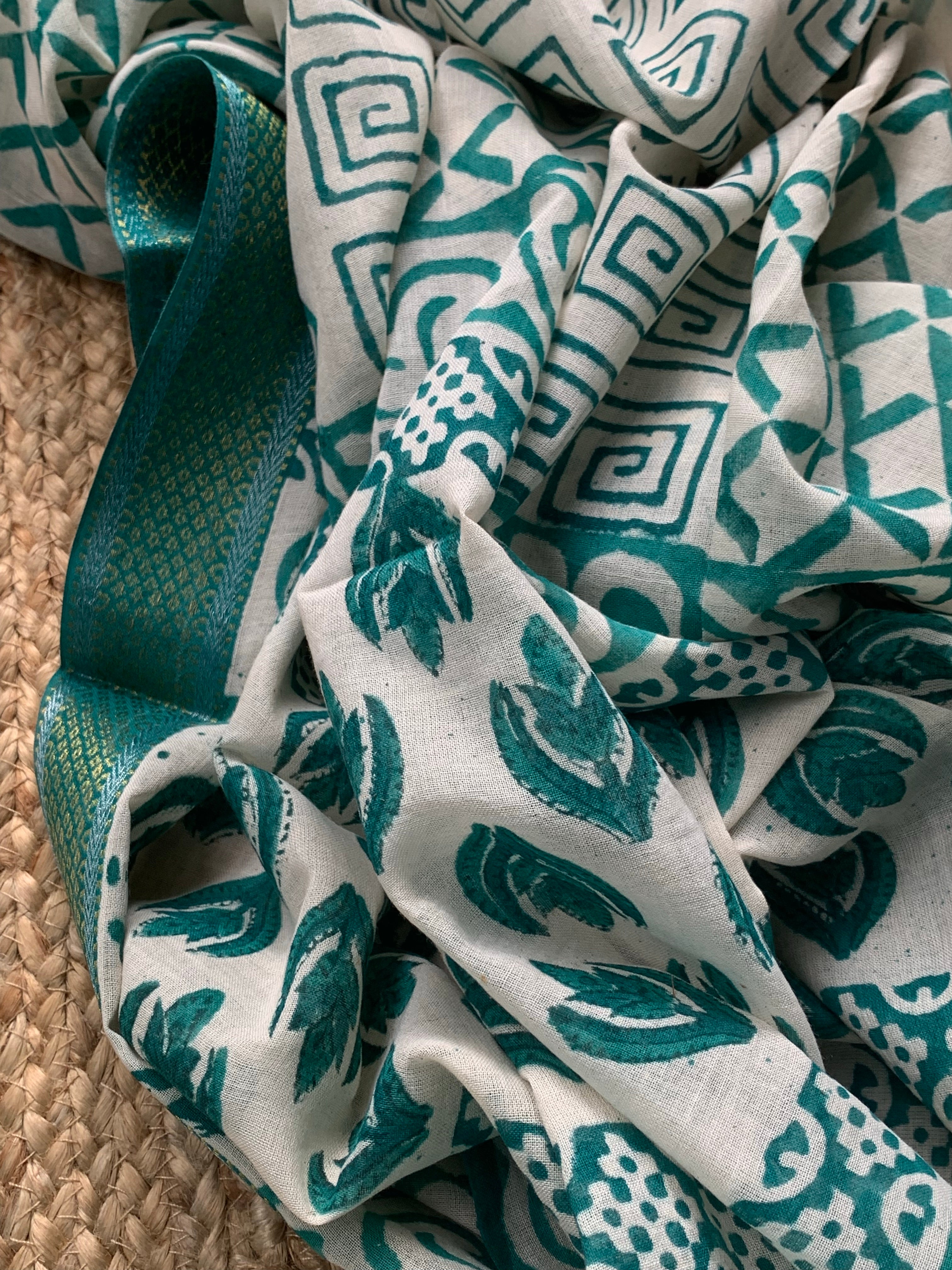 Handblock Cotton Suit