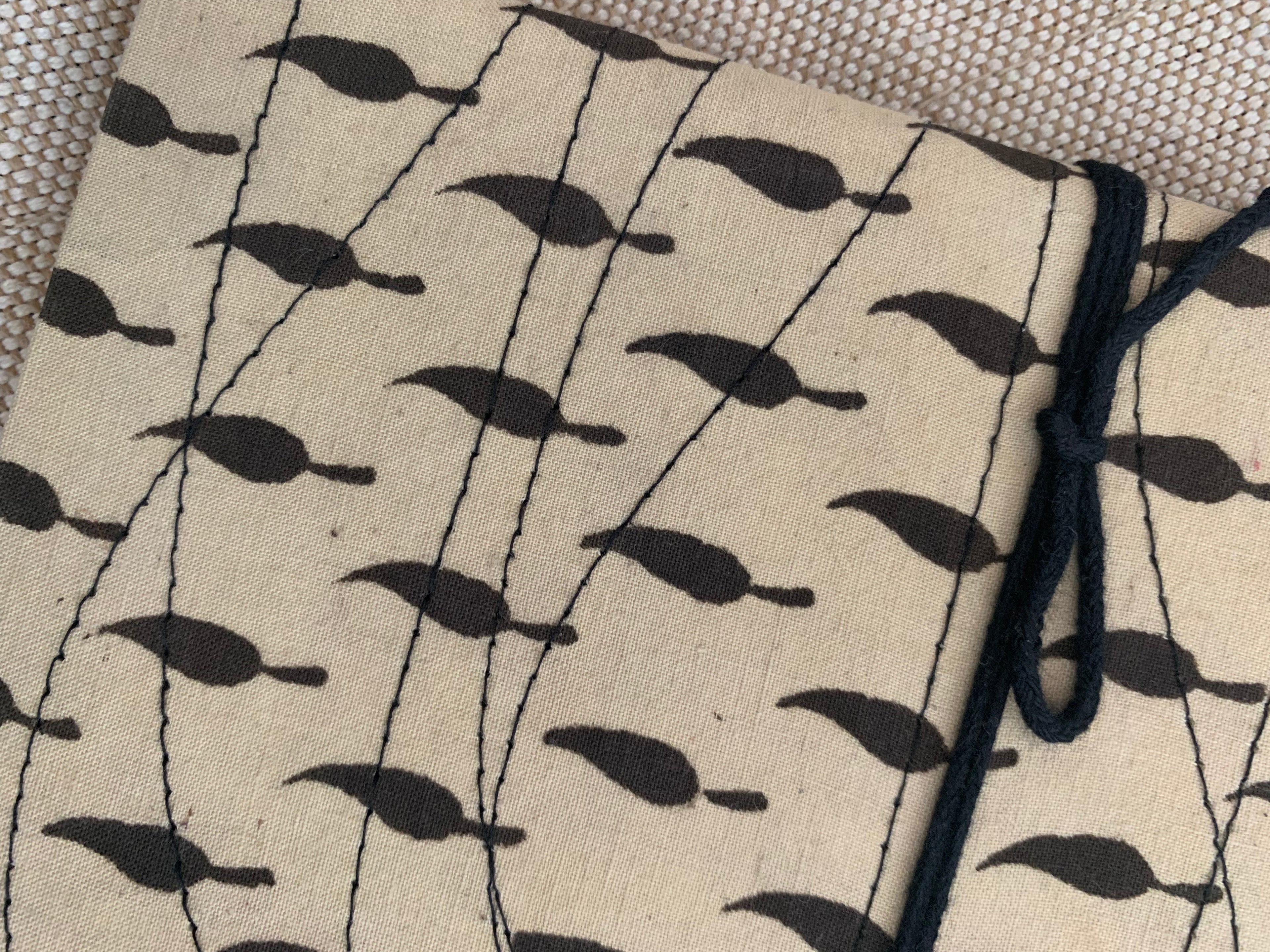 Hand Block Print Fabric Traditional Bahi - A5