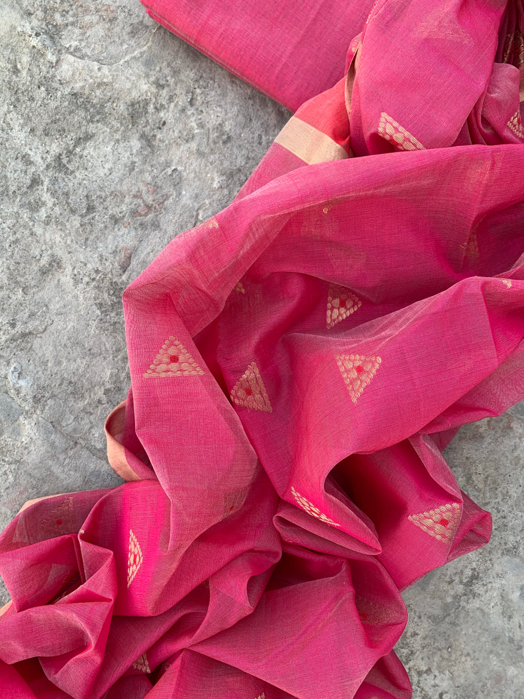 Handwoven Chanderi Kurta Dupatta Set