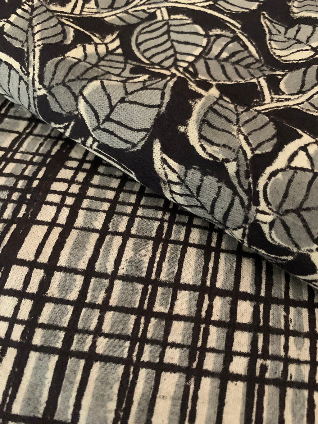 Hand Block Printed Kalamkari Natural Dyed Kurta Bottom Set