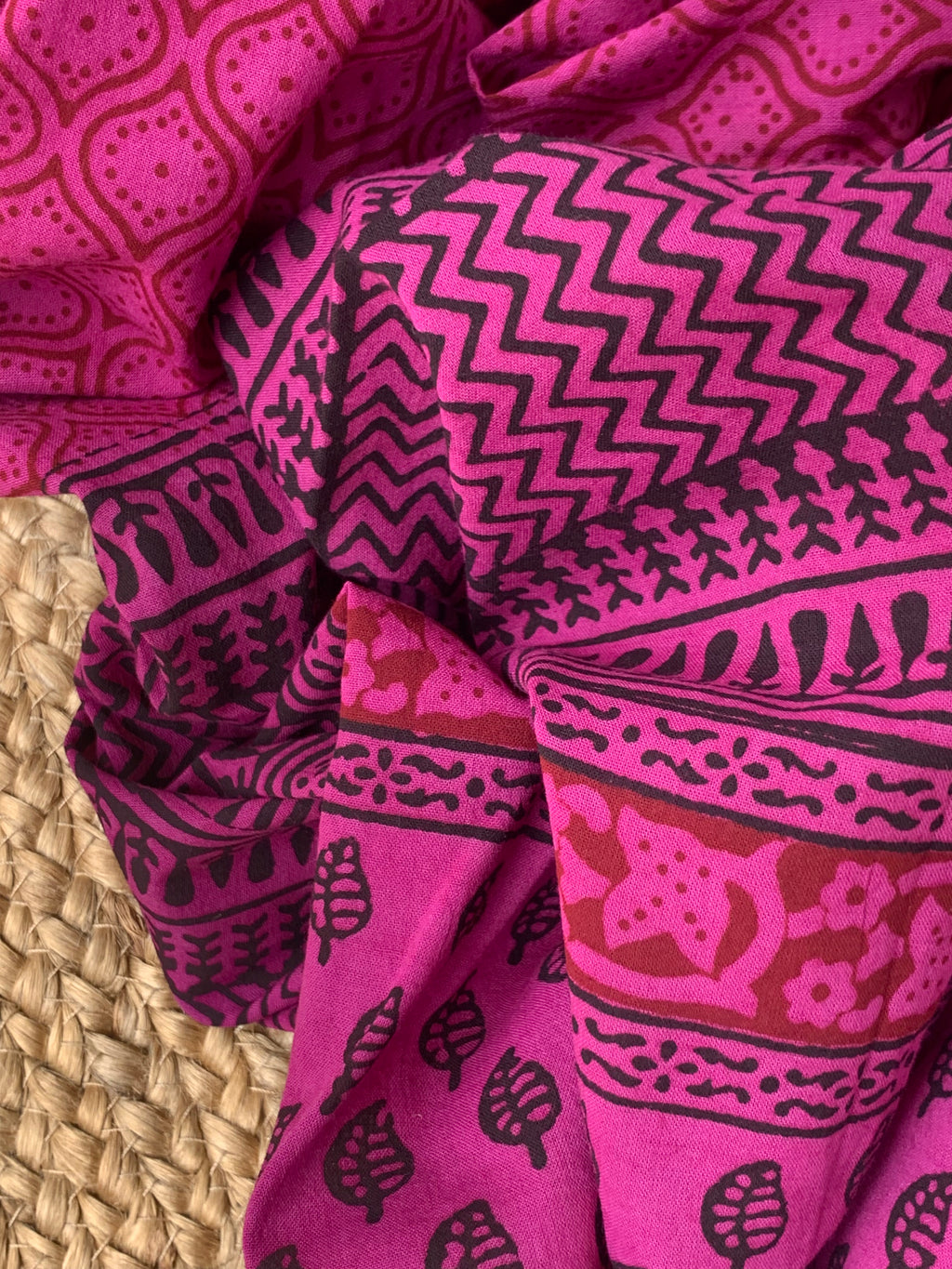 Natural Dyed Bagh Block Print Cotton Suit