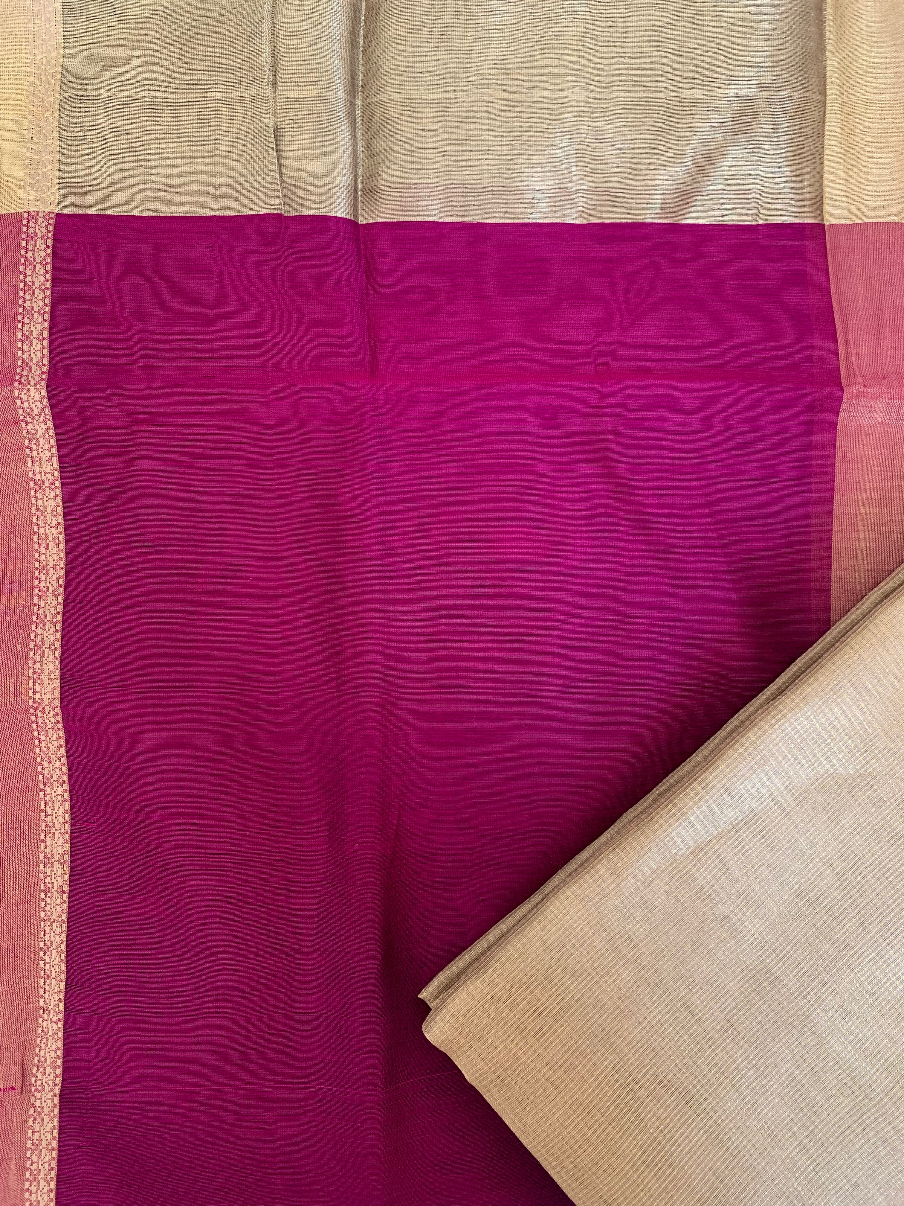 Handwoven Maheshwari Kurta dupatta set