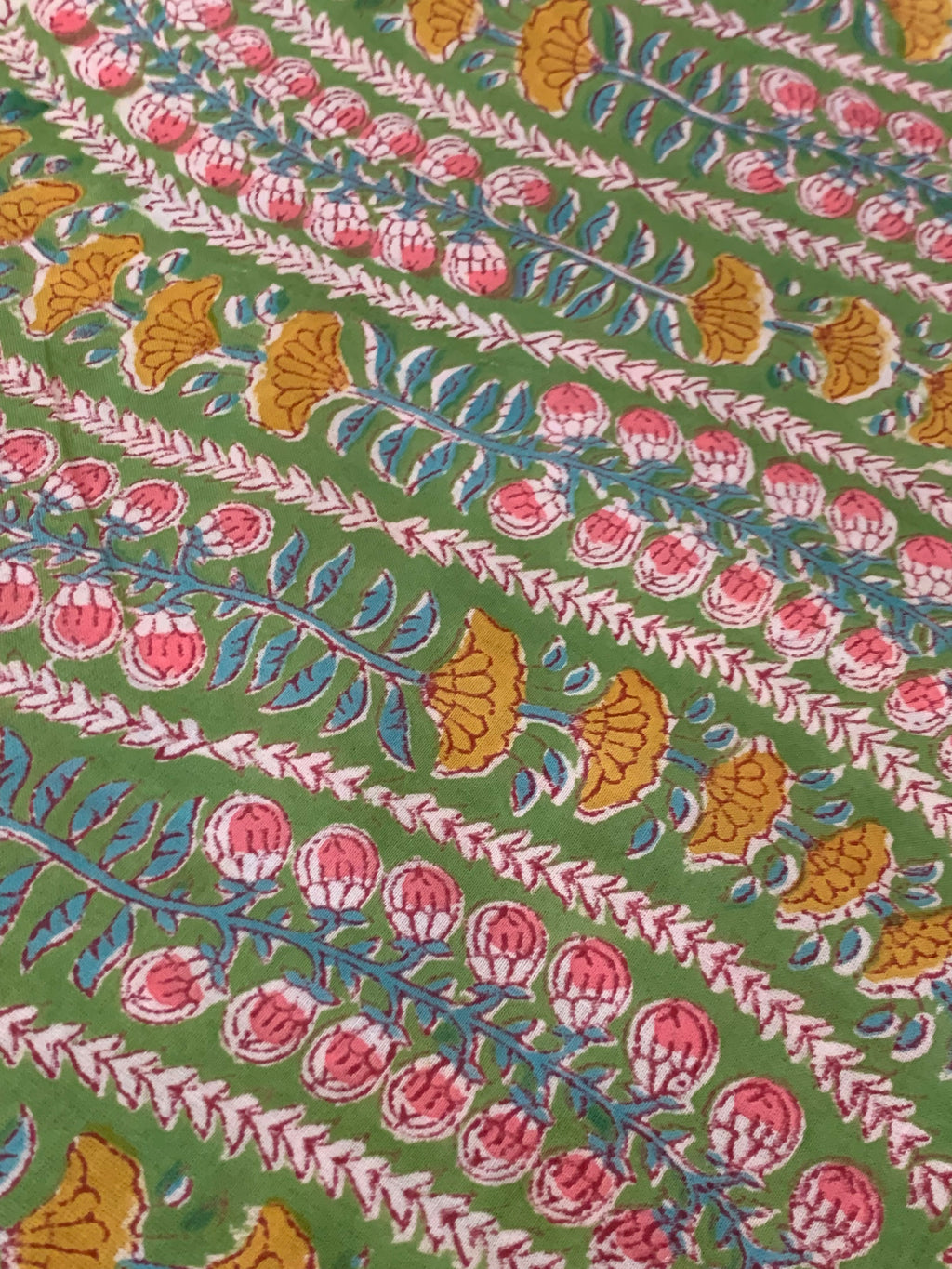Handblock Cotton Kurta Bottom Set