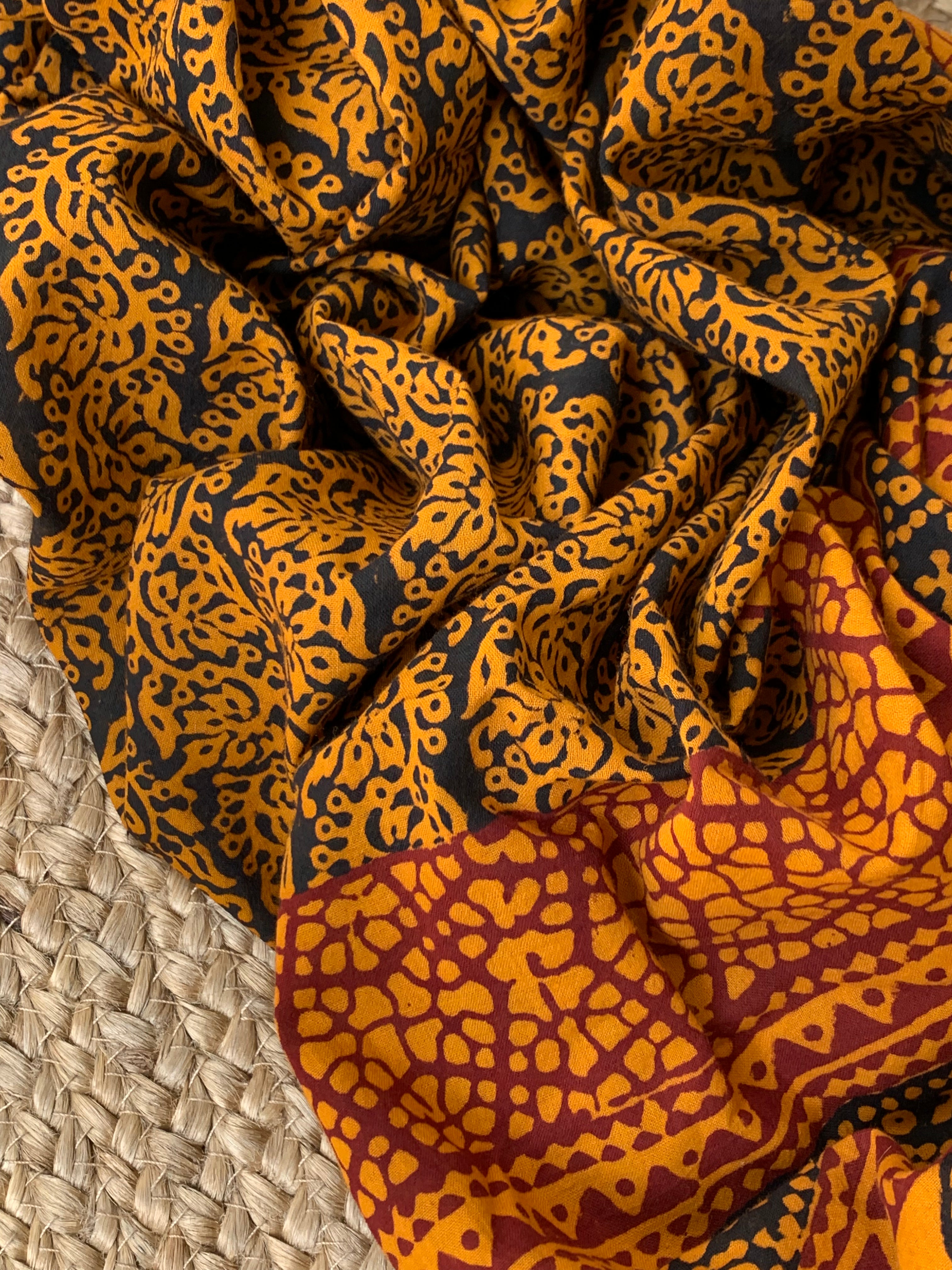 Natural Dyed Bagh Block Print Cotton Suit