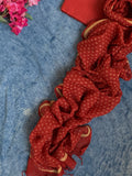 Handcrafted Linen Kurta Dupatta Set