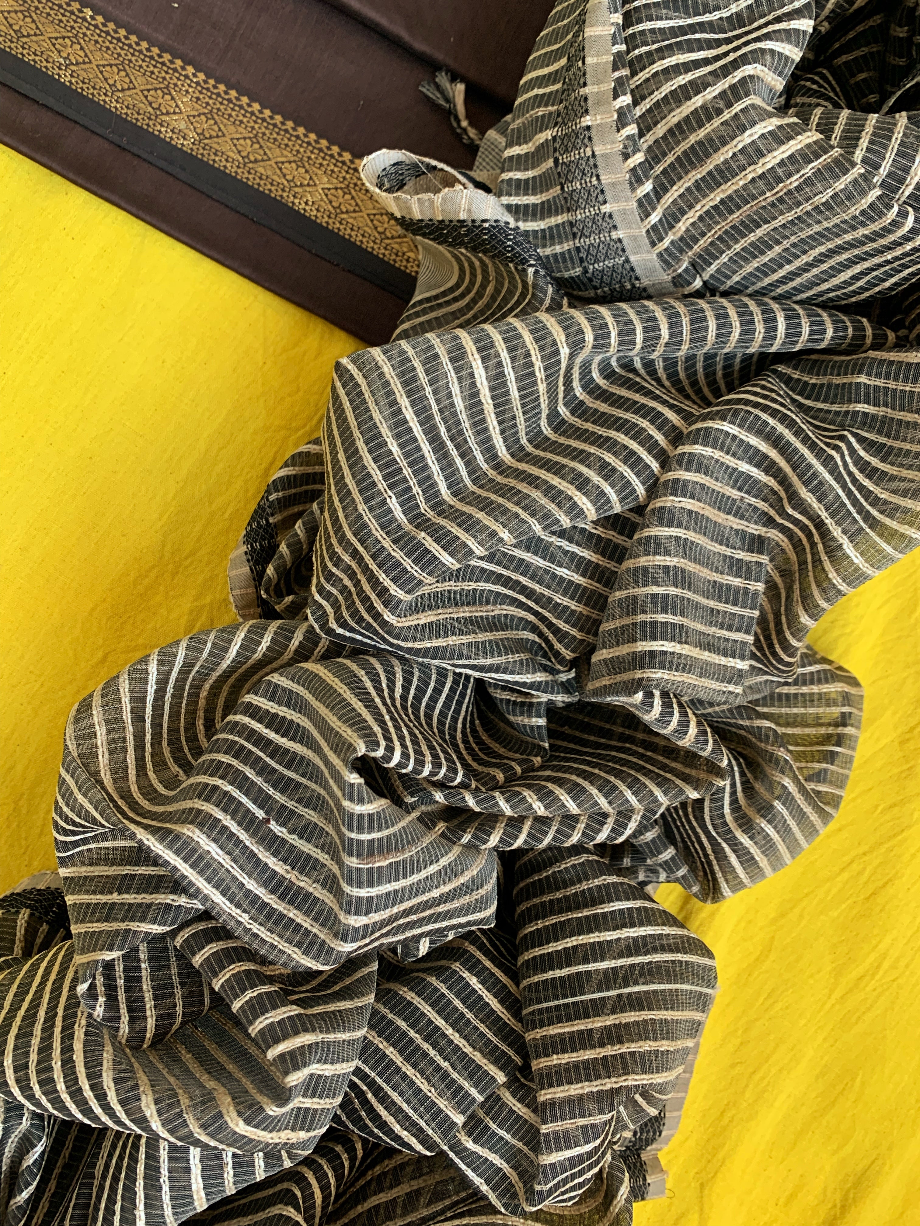 Handwoven Maheshwari Kurta dupatta set