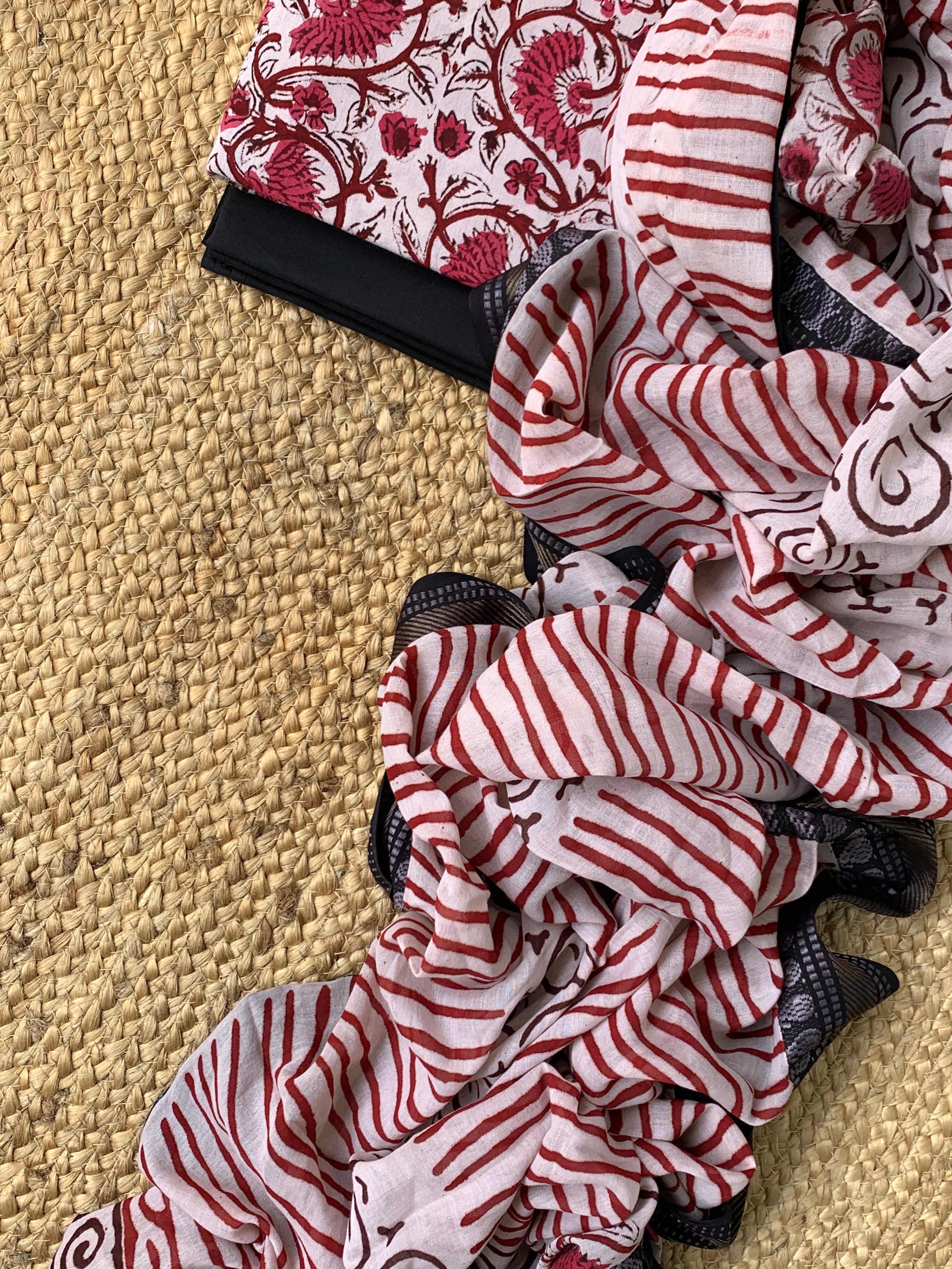 Handblock Cotton Suit