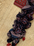 Natural Dyes Handblock Ajrakh Cotton Suit